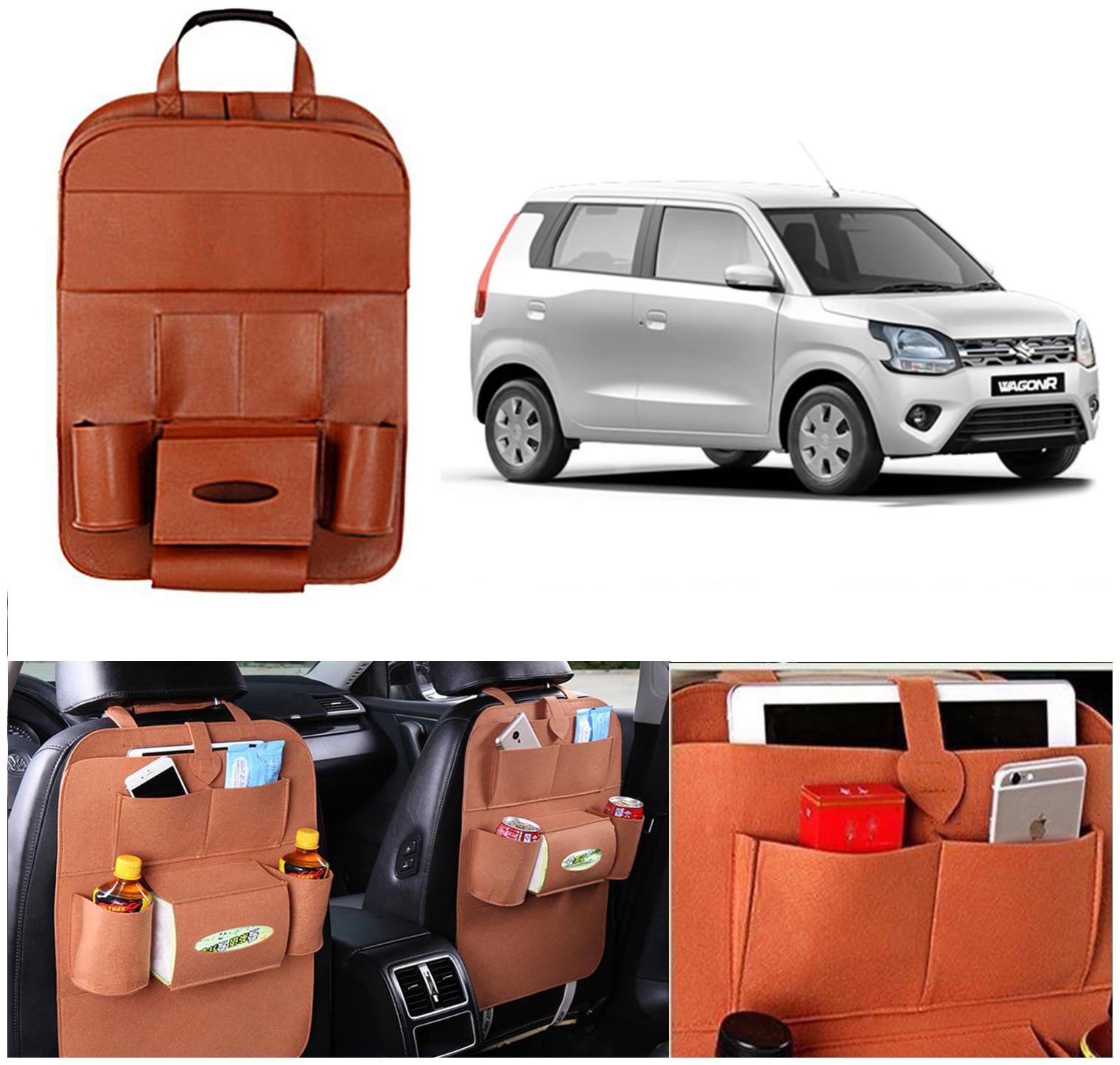 Oshotto Car Backseat Storage Organizer Phone Holder Multi-Pocket for Bottles Tissue Boxes Kids Toy Storage and Great Travel Accessory Compatible with Maruti Suzuki WagonR 2019-2021 (Tan)
Oshotto Car Backseat Storage Organizer Phone Holder Multi-Pocket for Bottles Tissue Boxes Kids Toy Storage and Great Travel Accessory Compatible with Maruti Suzuki WagonR 2019-2021 (Tan)