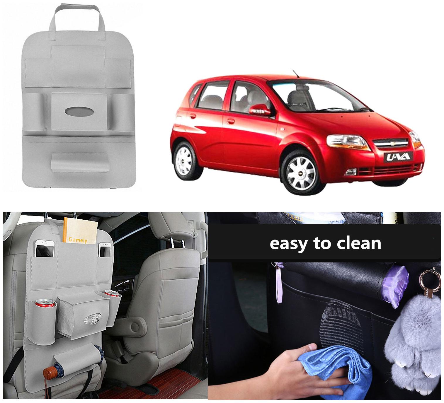 Oshotto Car Backseat Storage Organizer Phone Holder Multi-Pocket for Bottles Tissue Boxes Kids Toy Storage and Great Travel Accessory Compatible with Chevrolet Uva Old Uva Sail (Grey)
Oshotto Car Backseat Storage Organizer Phone Holder Multi-Pocket for Bottles Tissue Boxes Kids Toy Storage and Great Travel Accessory Compatible with Chevrolet Uva Old Uva Sail (Grey)