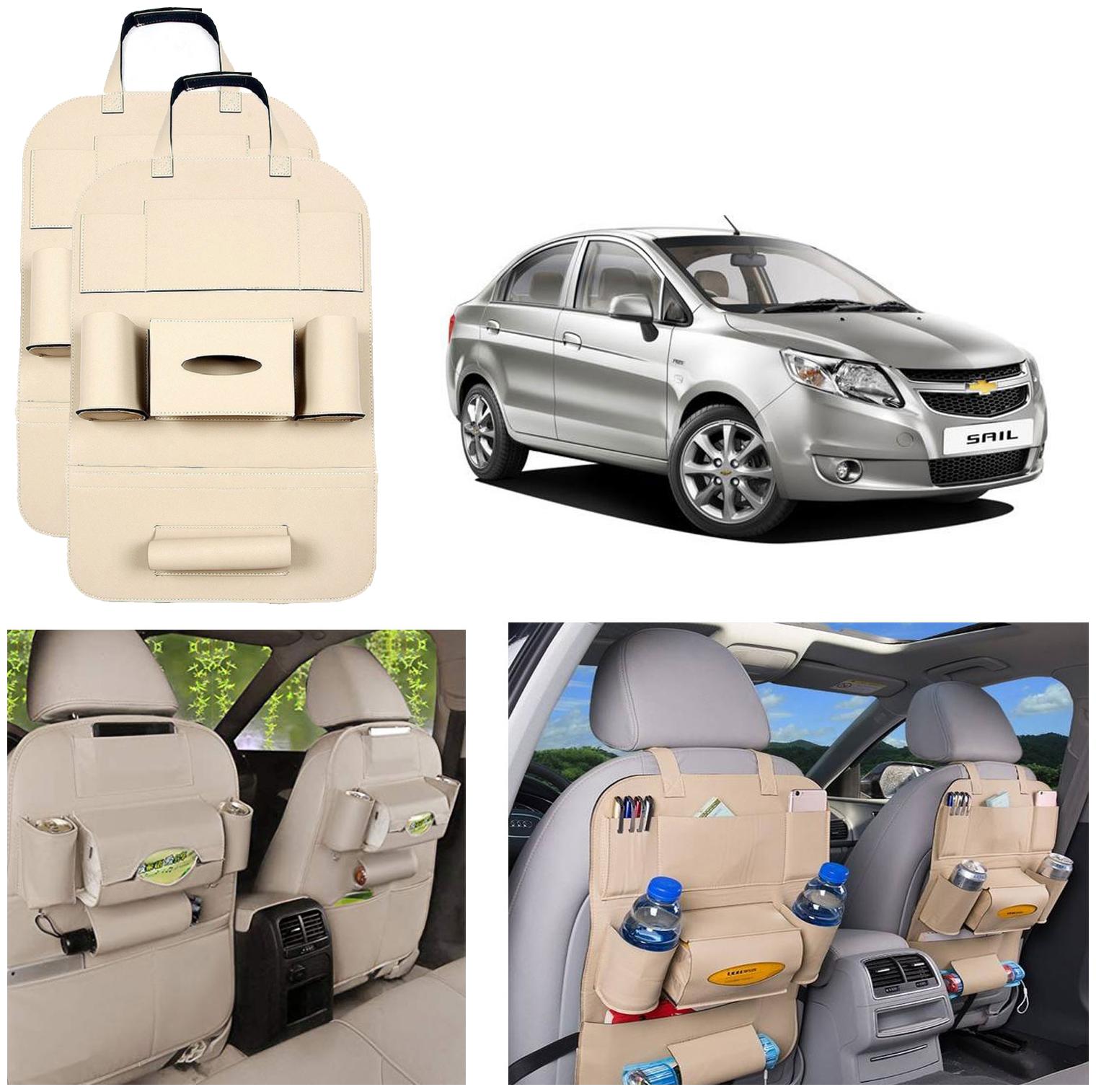 Oshotto Car Backseat Storage Organizer Phone Holder MultiPocket for Bottles Tissue Boxes Kids Toy Storage and Great Travel Accessory Compatible with Chevrolet Sail (Set of 2) Beige
Oshotto Car Backseat Storage Organizer Phone Holder MultiPocket for Bottles Tissue Boxes Kids Toy Storage and Great Travel Accessory Compatible with Chevrolet Sail (Set of 2) Beige