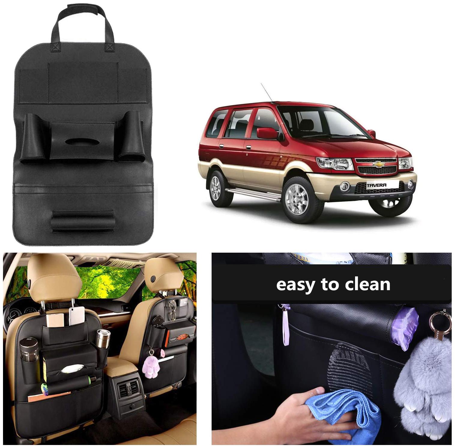 Oshotto Car Backseat Storage Organizer Phone Holder Multi-Pocket for Bottles Tissue Boxes Kids Toy Storage and Great Travel Accessory Compatible with Chevrolet Tavera (Black)
Oshotto Car Backseat Storage Organizer Phone Holder Multi-Pocket for Bottles Tissue Boxes Kids Toy Storage and Great Travel Accessory Compatible with Chevrolet Tavera (Black)