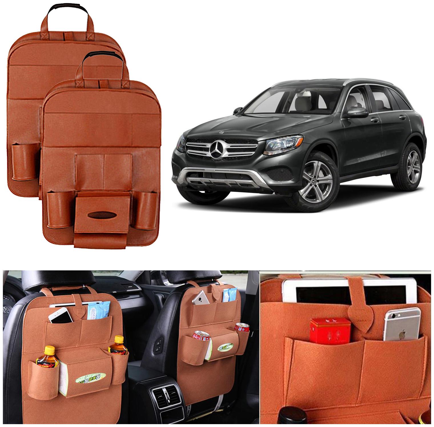 Oshotto Car Backseat Storage Organizer Multi-Pocket for Bottles Tissue Boxes Kids Toy Storage and Great Travel Accessory Compatible with Mercedes-Benz Glc (Set of 2) - Tan
Oshotto Car Backseat Storage Organizer Multi-Pocket for Bottles Tissue Boxes Kids Toy Storage and Great Travel Accessory Compatible with Mercedes-Benz Glc (Set of 2) - Tan
