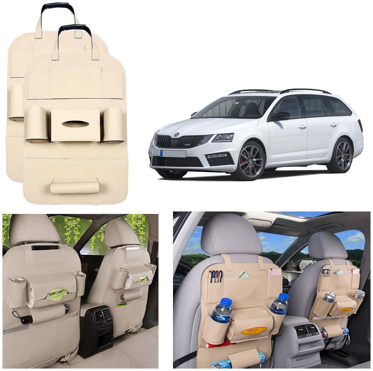 Oshotto Car Backseat Storage Organizer Phone Holder MultiPocket for Bottles Tissue Boxes Kids Toy Storage and Great Travel Accessory Compatible with Skoda Octavia (Set of 2) Beige
Oshotto Car Backseat Storage Organizer Phone Holder MultiPocket for Bottles Tissue Boxes Kids Toy Storage and Great Travel Accessory Compatible with Skoda Octavia (Set of 2) Beige
