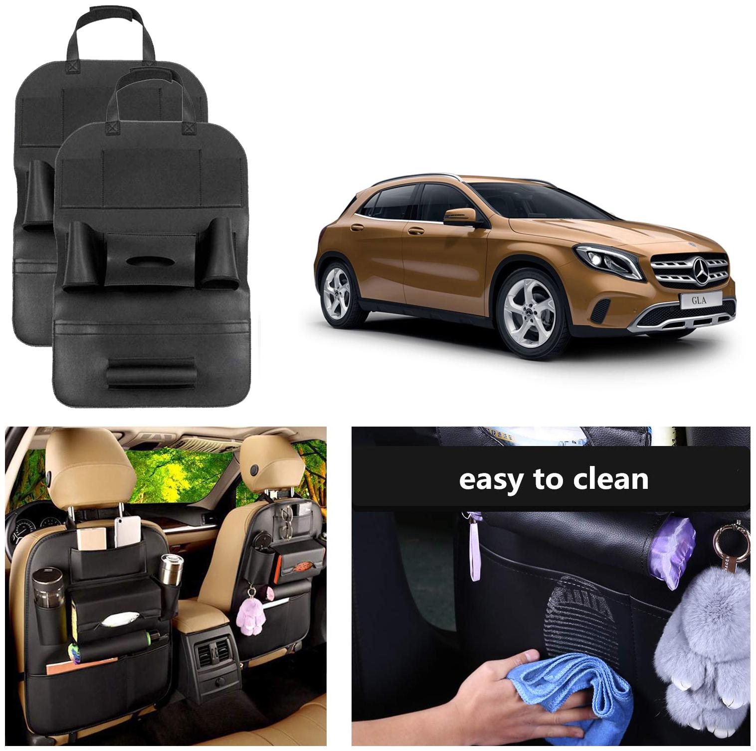Oshotto Car Backseat Storage Organizer Phone Holder MultiPocket for Bottles Tissue Boxes Kids Toy Storage and Great Travel Accessory Compatible with MercedesBenz Gla (Set of 2) Black
Oshotto Car Backseat Storage Organizer Phone Holder MultiPocket for Bottles Tissue Boxes Kids Toy Storage and Great Travel Accessory Compatible with MercedesBenz Gla (Set of 2) Black