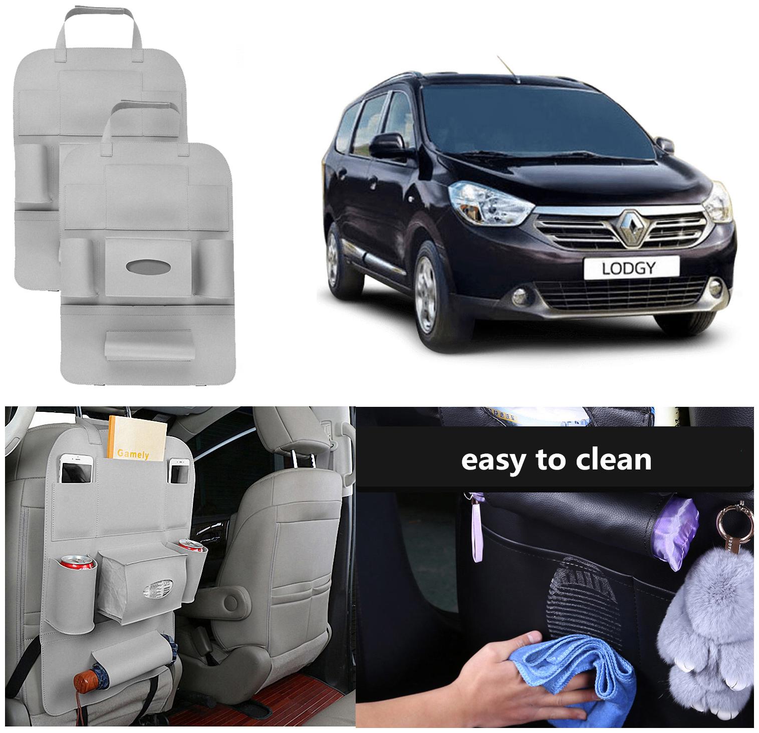Oshotto Car Backseat Storage Organizer Phone Holder MultiPocket for Bottles Tissue Boxes Kids Toy Storage and Great Travel Accessory Compatible with Renault Lodgy (Set of 2) Grey
Oshotto Car Backseat Storage Organizer Phone Holder MultiPocket for Bottles Tissue Boxes Kids Toy Storage and Great Travel Accessory Compatible with Renault Lodgy (Set of 2) Grey