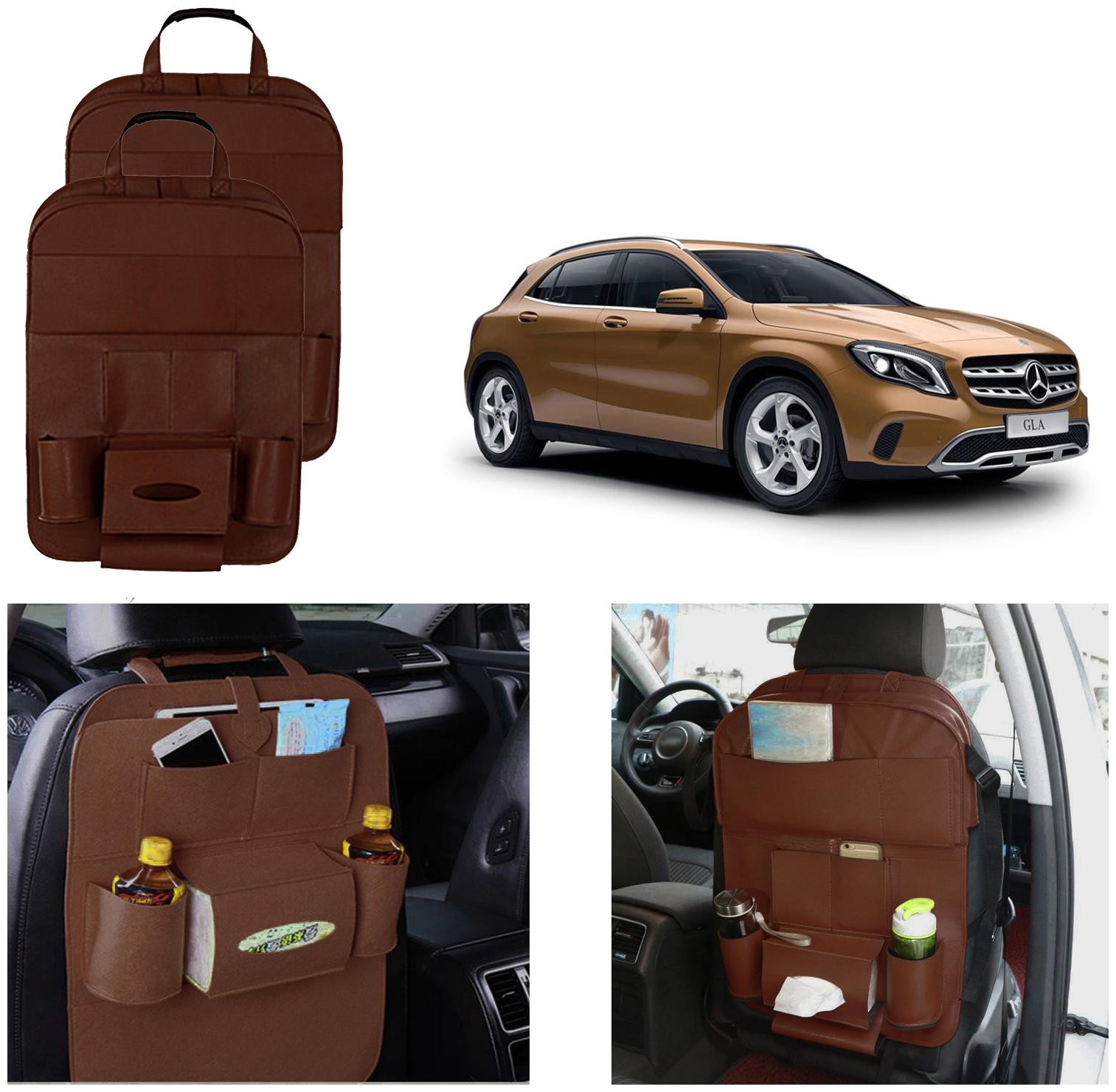 Oshotto Car Backseat Storage Organizer Phone Holder Multi-Pocket for Bottles Tissue Boxes Kids Toy Storage and Great Travel Accessory Compatible with Mercedes-Benz Gla (Set of 2) - Brown
Oshotto Car Backseat Storage Organizer Phone Holder Multi-Pocket for Bottles Tissue Boxes Kids Toy Storage and Great Travel Accessory Compatible with Mercedes-Benz Gla (Set of 2) - Brown