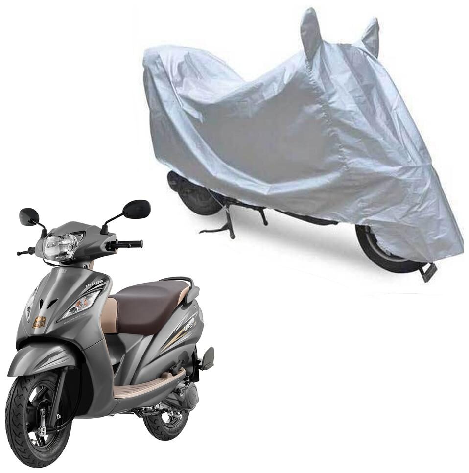 Oshotto Dust Proof Water Resistant Double Mirror Pocket Silvertech Bike Body Cover for Tvs Wego (Silver)
Oshotto Dust Proof Water Resistant Double Mirror Pocket Silvertech Bike Body Cover for Tvs Wego (Silver)