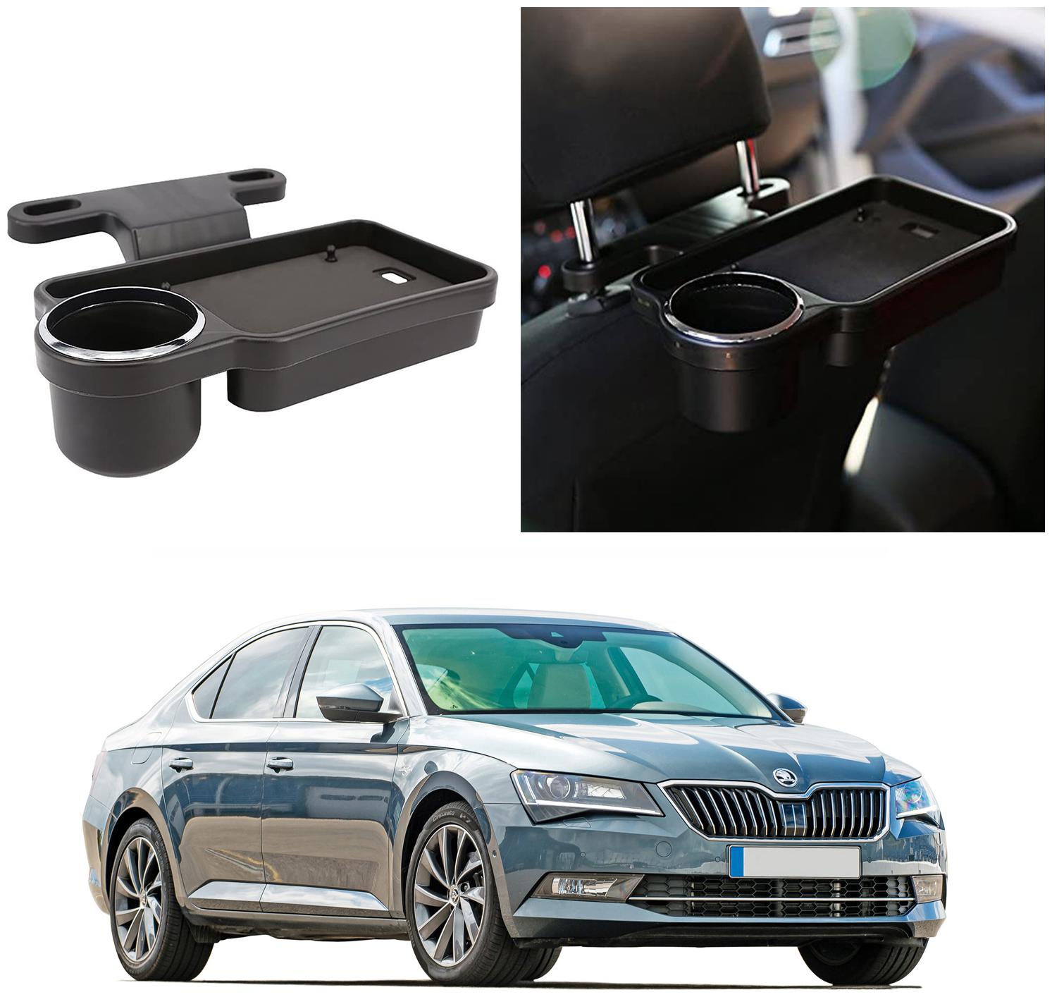 Oshotto Foldable Car Auto Headrest Rear Back Seat Table Drink Food Cup Tray Holder Compatible with Skoda Superb - Black
Oshotto Foldable Car Auto Headrest Rear Back Seat Table Drink Food Cup Tray Holder Compatible with Skoda Superb - Black