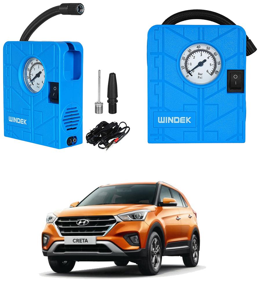 Oshotto Windek 12V Portable Tire InflatorCompressor with LED Light for Hyundai Creta (Blue)
Oshotto Windek 12V Portable Tire InflatorCompressor with LED Light for Hyundai Creta (Blue)
