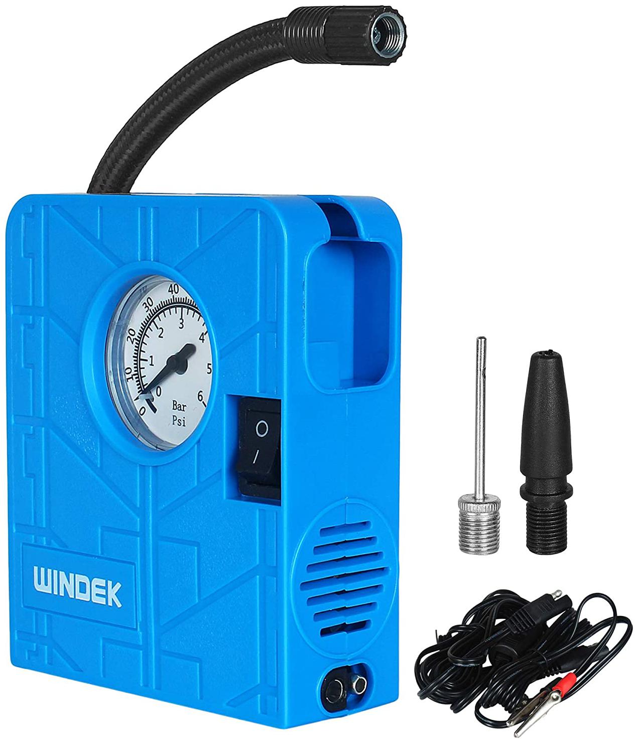 Oshotto Windek 12V Portable Tire InflatorCompressor with LED Light Universal for Car Motorcycle Bicycle (Blue)
Oshotto Windek 12V Portable Tire InflatorCompressor with LED Light Universal for Car Motorcycle Bicycle (Blue)