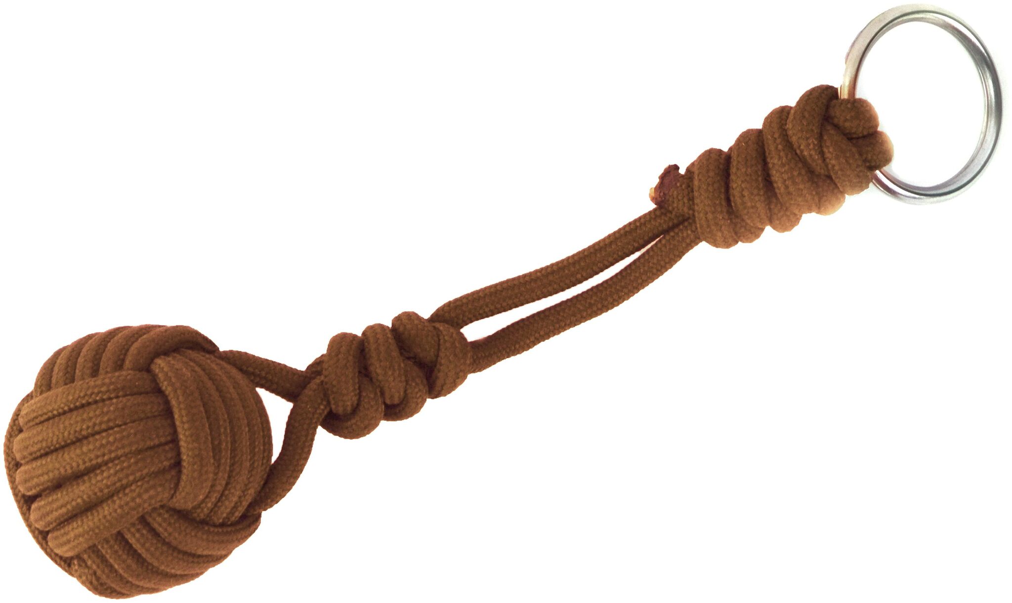 Paracord 550 Best Monkey Fist Self Defense key chain for Camping Hiking Outdoor Activities brown
Paracord 550 Best Monkey Fist Self Defense key chain for Camping Hiking Outdoor Activities brown