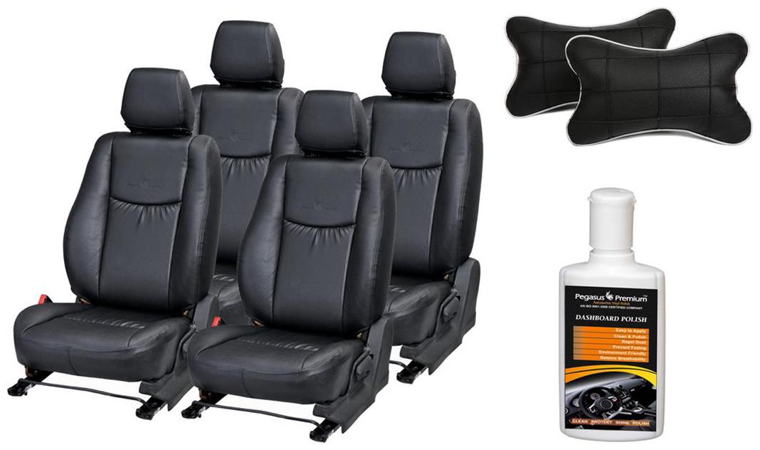 Pegasus Premium Seat Cover for Mahindra XUV with Neck rest and Dashboard polish
Pegasus Premium Seat Cover for Mahindra XUV with Neck rest and Dashboard polish
