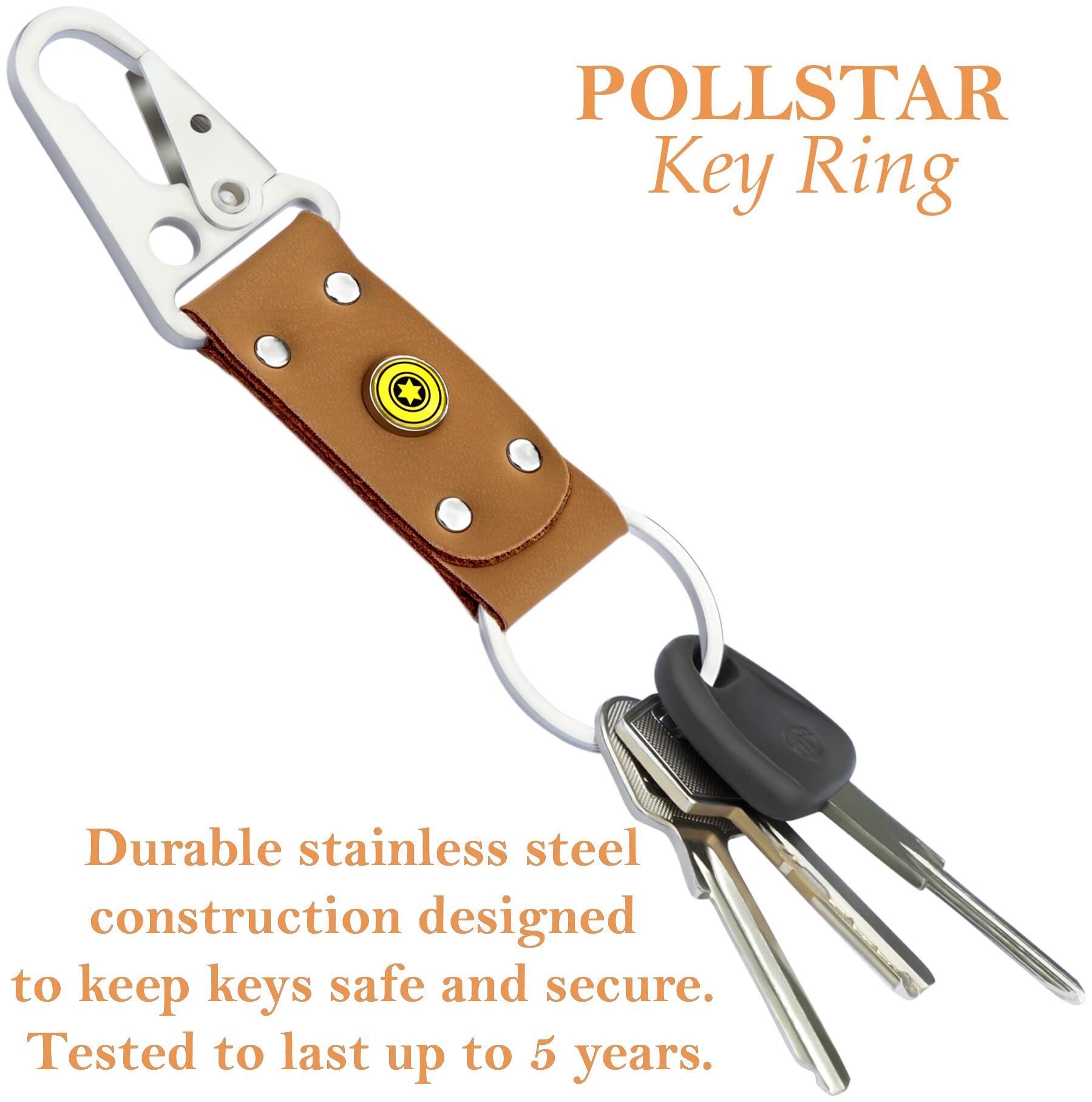POLLSTAR Quick Release Artificial Leather Handmade Made in INDIA Key Chain (KR9GY)
POLLSTAR Quick Release Artificial Leather Handmade Made in INDIA Key Chain (KR9GY)
