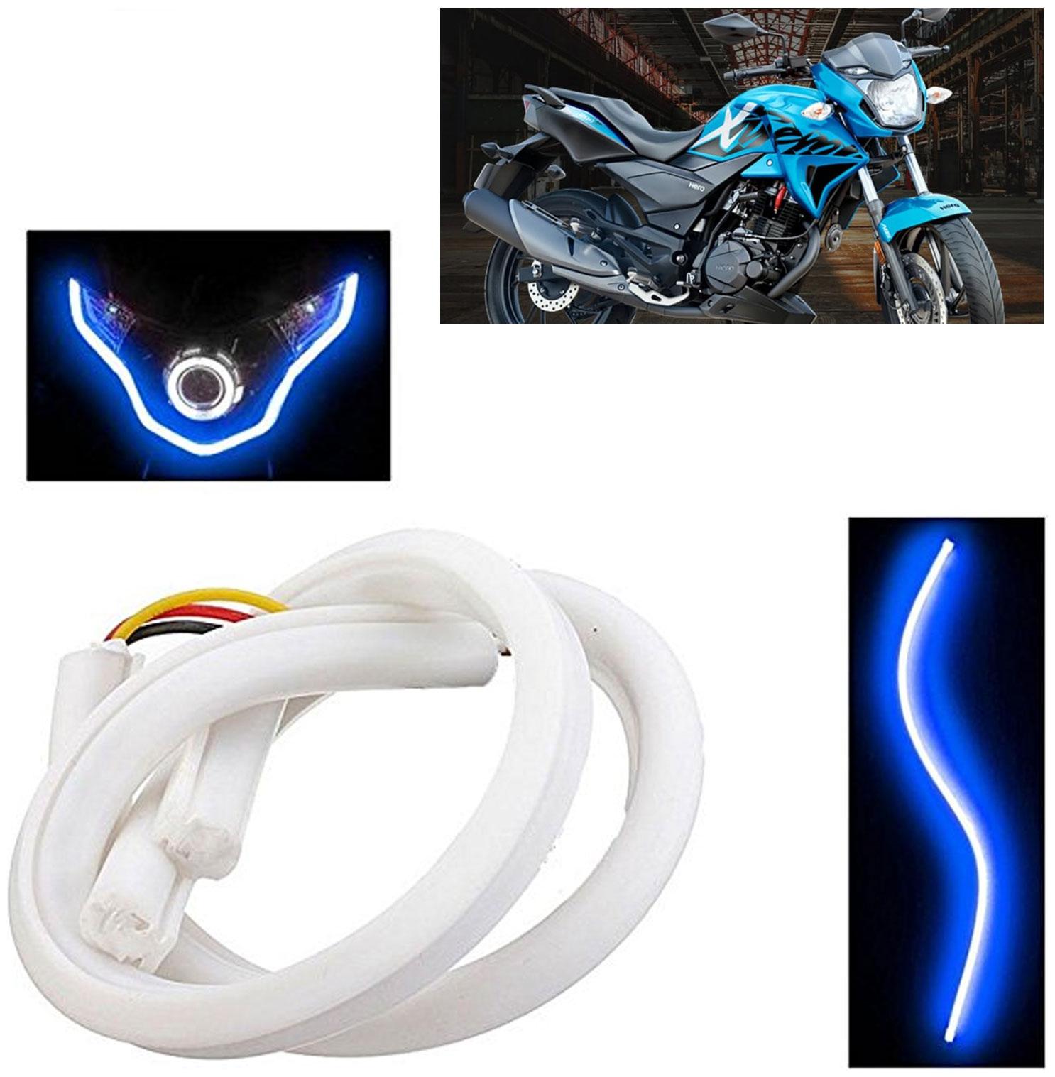 Ramanta Flexible 30Cm Bike Headlight Blue Neon LED DRL Tube Light for Bike 1 pc Install By Professional
Ramanta Flexible 30Cm Bike Headlight Blue Neon LED DRL Tube Light for Bike 1 pc Install By Professional