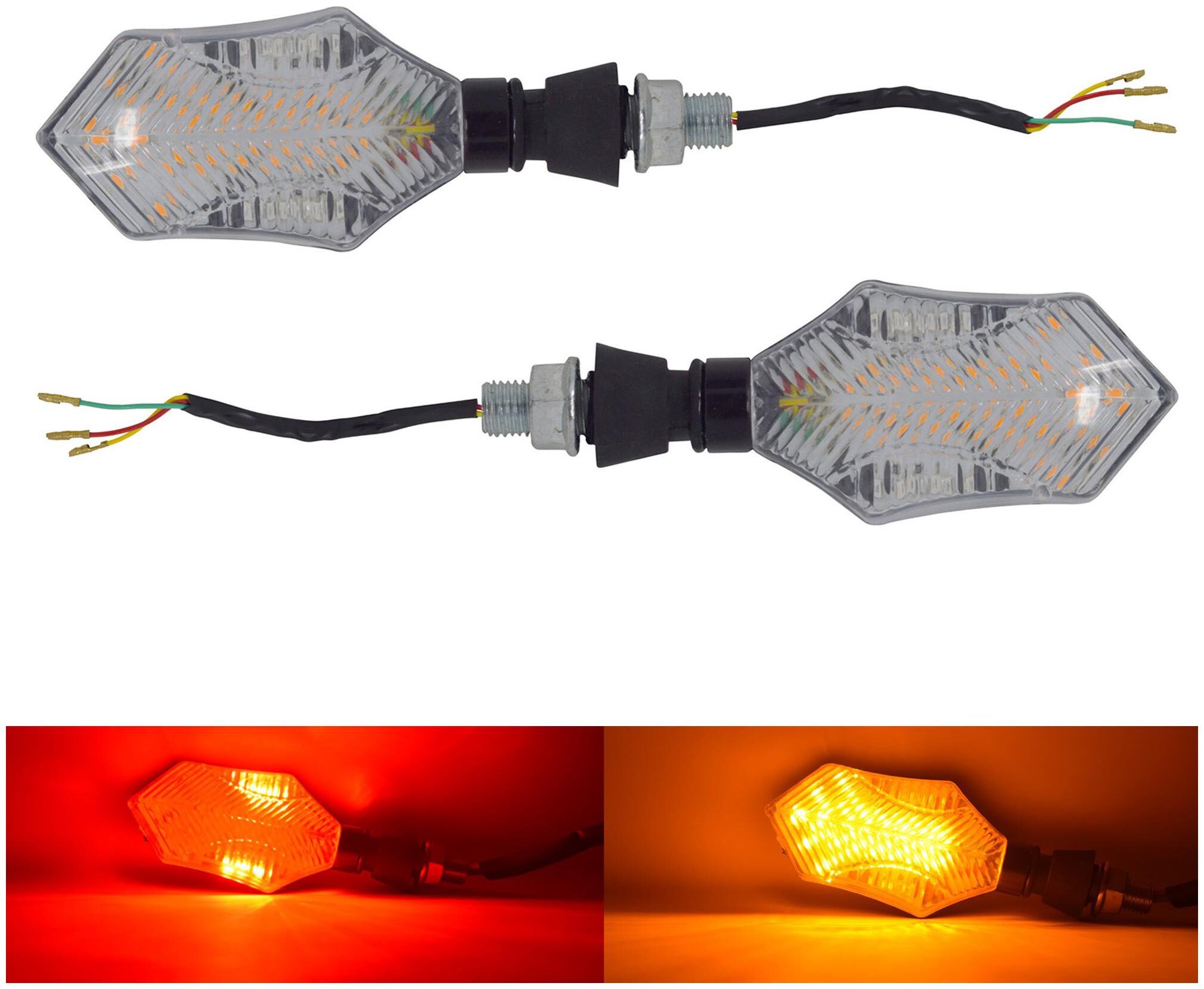 Ramanta Front Rear LED Indicator Light for Royal Enfield Classic Desert Storm Super Thunderbird RC 390 Classic Classic 350 Classic 500 (Red Yellow)
Ramanta Front Rear LED Indicator Light for Royal Enfield Classic Desert Storm Super Thunderbird RC 390 Classic Classic 350 Classic 500 (Red Yellow)