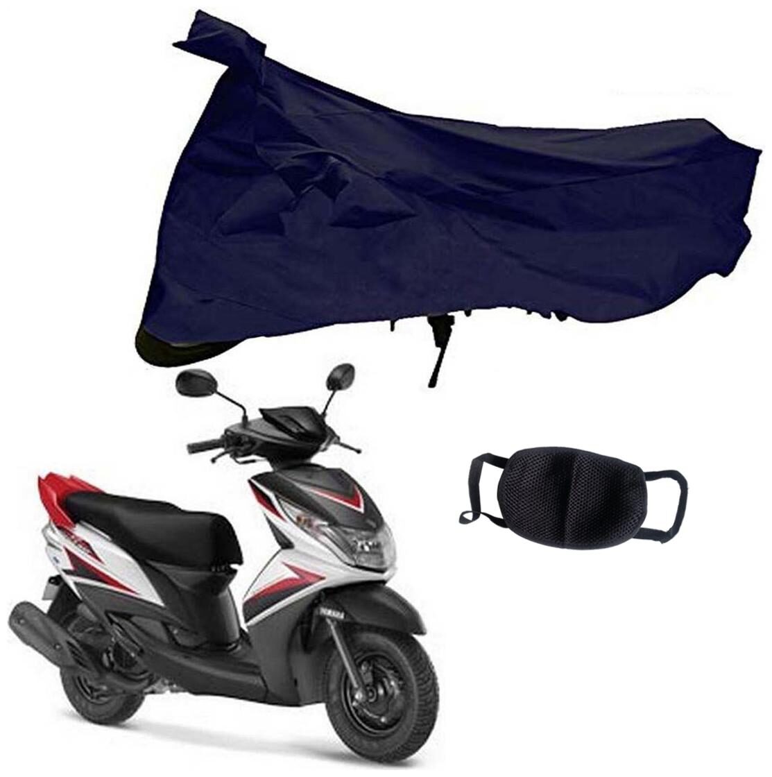 Riderscart Blue T 190 Two Wheeler Bike Cover With Unisex Cotton Anti Pollution Mask For Yamaha Ray Z
Riderscart Blue T 190 Two Wheeler Bike Cover With Unisex Cotton Anti Pollution Mask For Yamaha Ray Z