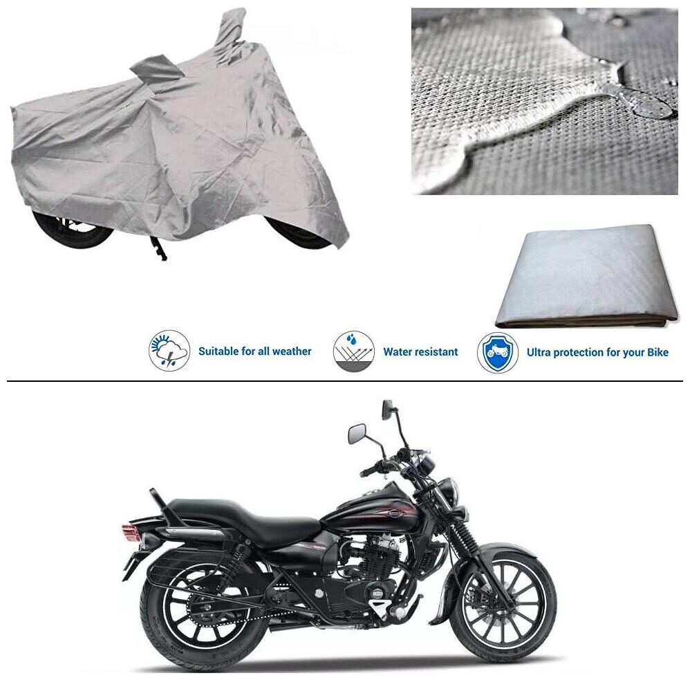 Ronish 100 Waterproof Heavy Quality Bike Body Cover for Standard Size Silver for Bajaj Avenger 220 Street
Ronish 100 Waterproof Heavy Quality Bike Body Cover for Standard Size Silver for Bajaj Avenger 220 Street