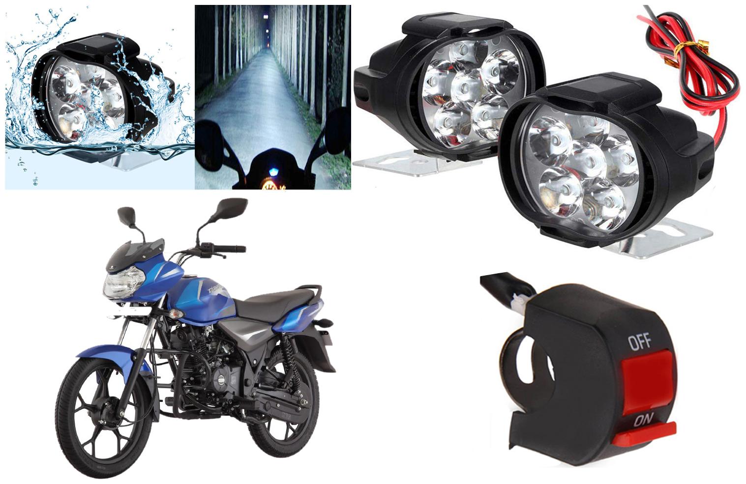 SHOP4U 6 LED Shilon Fog Light Head Lamp for Bajaj Discover 110 (Set of 2 Free On Off Switch)
SHOP4U 6 LED Shilon Fog Light Head Lamp for Bajaj Discover 110 (Set of 2 Free On Off Switch)