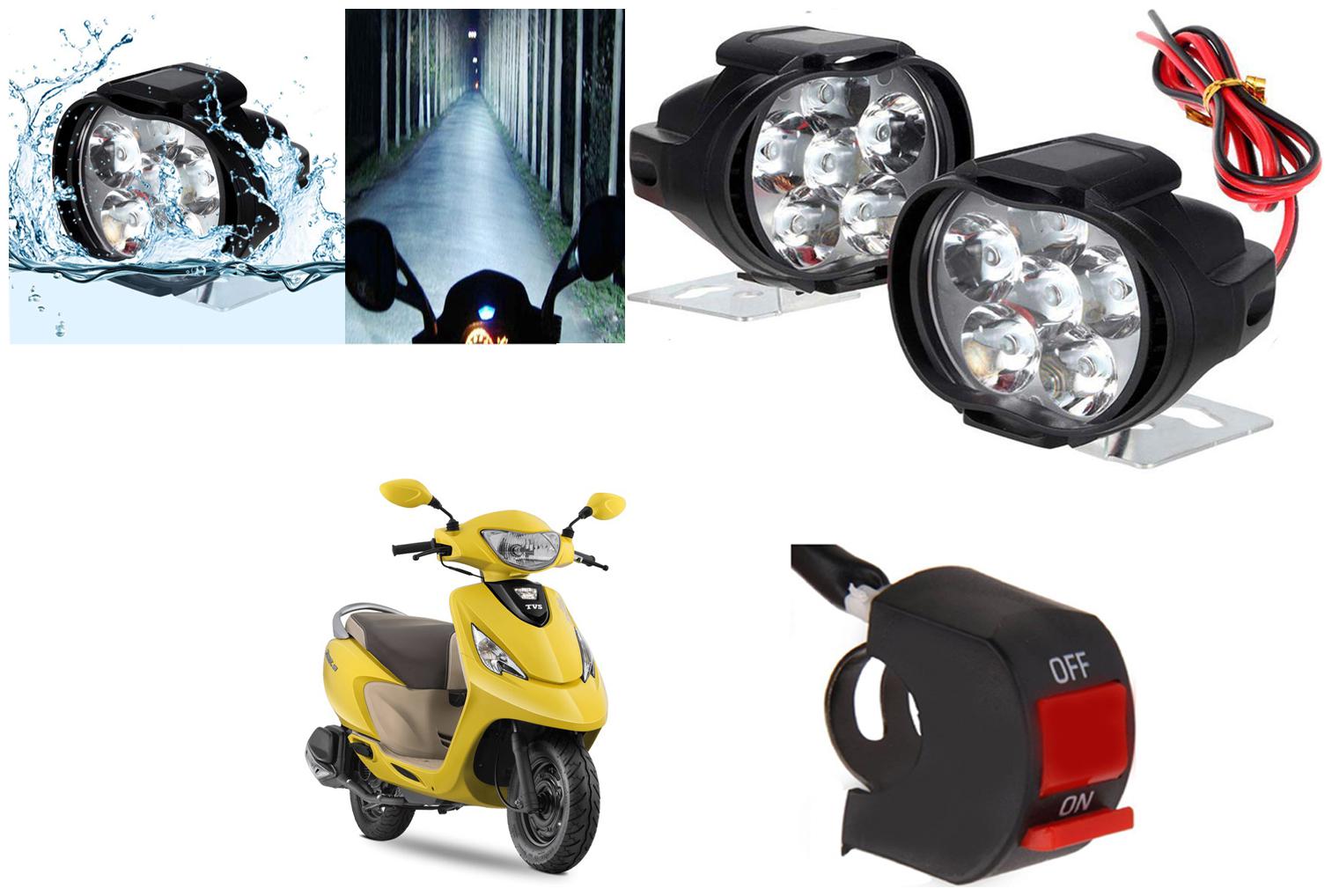 SHOP4U 6 LED Shilon Fog Light Head Lamp for TVS Scooty Zest (Set of 2 Free On Off Switch)
SHOP4U 6 LED Shilon Fog Light Head Lamp for TVS Scooty Zest (Set of 2 Free On Off Switch)