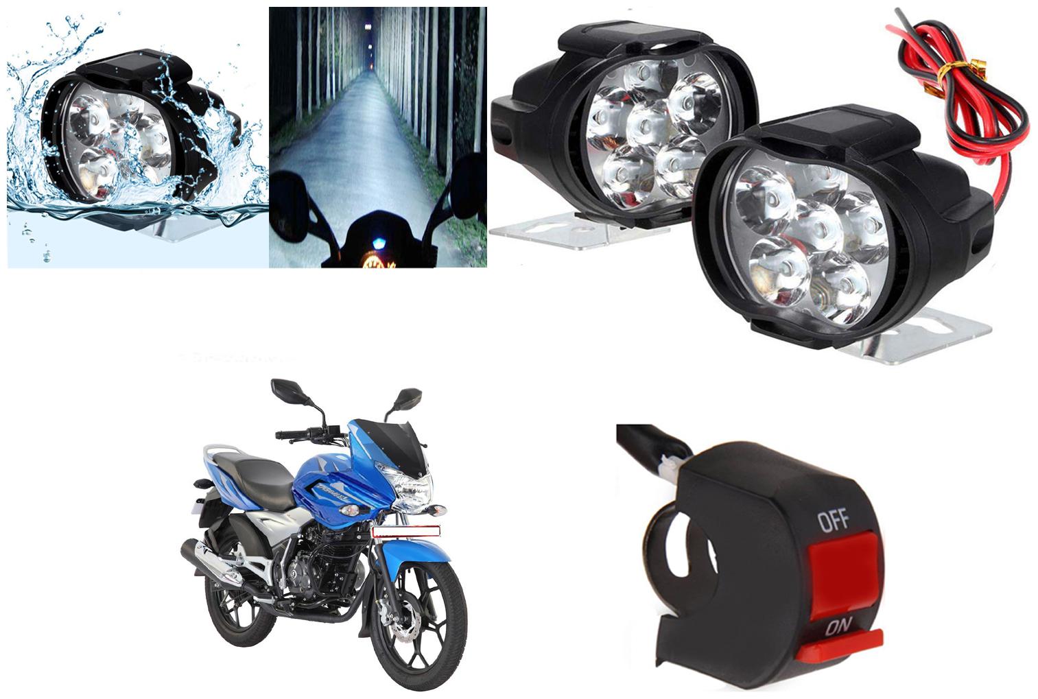 SHOP4U 6 LED Shilon Fog Light Head Lamp for Bajaj Discover 150F (Set of 2 Free On Off Switch)
SHOP4U 6 LED Shilon Fog Light Head Lamp for Bajaj Discover 150F (Set of 2 Free On Off Switch)