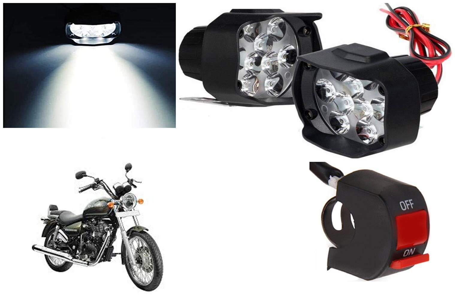 SHOP4U 9 LED Shilon Fog Light for Royal Enfield Thunderbird 500 ( Free on off Switch )
SHOP4U 9 LED Shilon Fog Light for Royal Enfield Thunderbird 500 ( Free on off Switch )