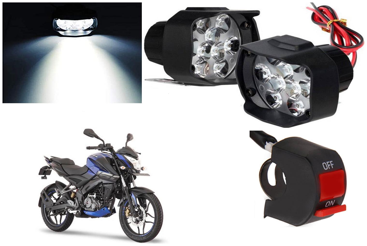SHOP4U 9 LED Fog Light Head Lamp for Bajaj Pulsar NS 160 (Set of 2 Free On Off Switch)
SHOP4U 9 LED Fog Light Head Lamp for Bajaj Pulsar NS 160 (Set of 2 Free On Off Switch)