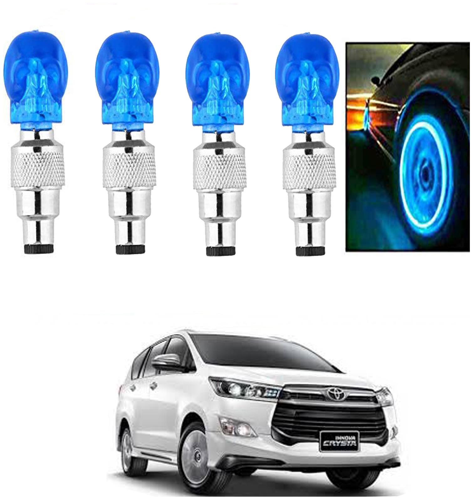 SHOP4U Car Skull Wheel Tyre LED Light With Motion Sensor for toyota innova crysta ( Pack of 4 Blue )
SHOP4U Car Skull Wheel Tyre LED Light With Motion Sensor for toyota innova crysta ( Pack of 4 Blue )