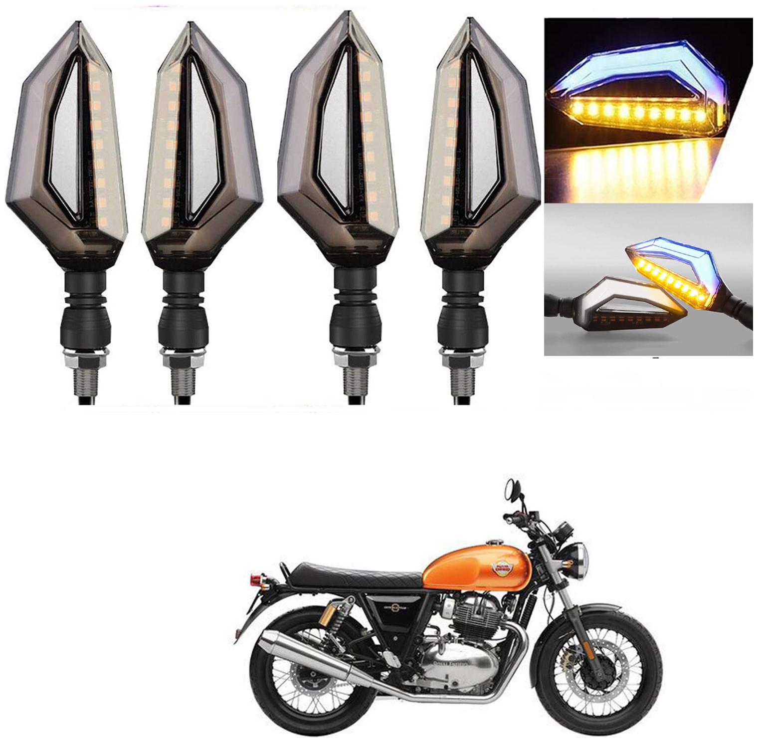 SHOP4U D Shape Side Blinker LED Indicator Light Front Rear Light for Royal Enfield Interceptor 650 ( Blue and Yellow )
SHOP4U D Shape Side Blinker LED Indicator Light Front Rear Light for Royal Enfield Interceptor 650 ( Blue and Yellow )