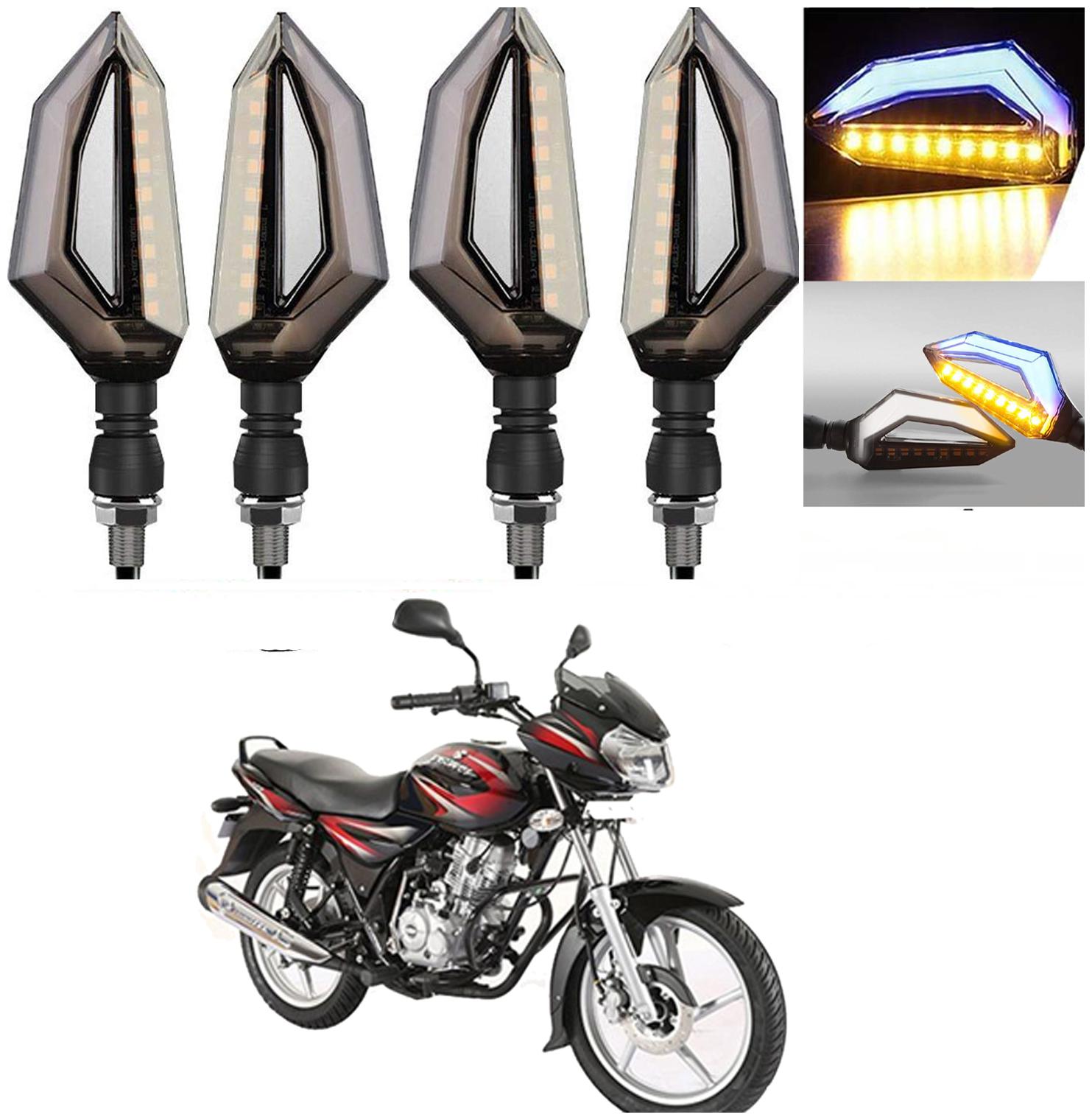 SHOP4U D Shape Side Blinker LED Indicator Light Front Rear Light for Bajaj Discover 125 ( Blue and Yellow )
SHOP4U D Shape Side Blinker LED Indicator Light Front Rear Light for Bajaj Discover 125 ( Blue and Yellow )
