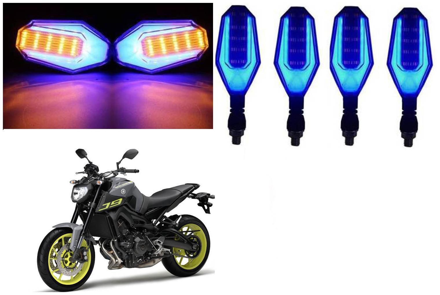 SHOP4U Front Side Rear U Shape Dual Color DRL Indicator Light for YAMAHA MT-09 ( Blue Yellow Pack of 4 )
SHOP4U Front Side Rear U Shape Dual Color DRL Indicator Light for YAMAHA MT-09 ( Blue Yellow Pack of 4 )