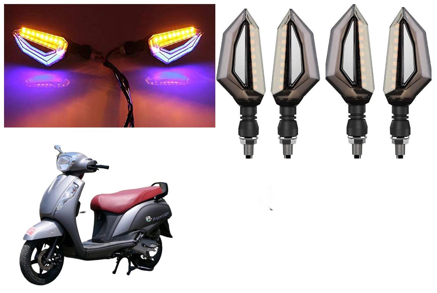 SHOP4U Front Side Rear D Shape Dual Color DRL Indicator Light for Suzuki Access 125 BS6 ( Blue Yellow Pack of 4 )
SHOP4U Front Side Rear D Shape Dual Color DRL Indicator Light for Suzuki Access 125 BS6 ( Blue Yellow Pack of 4 )