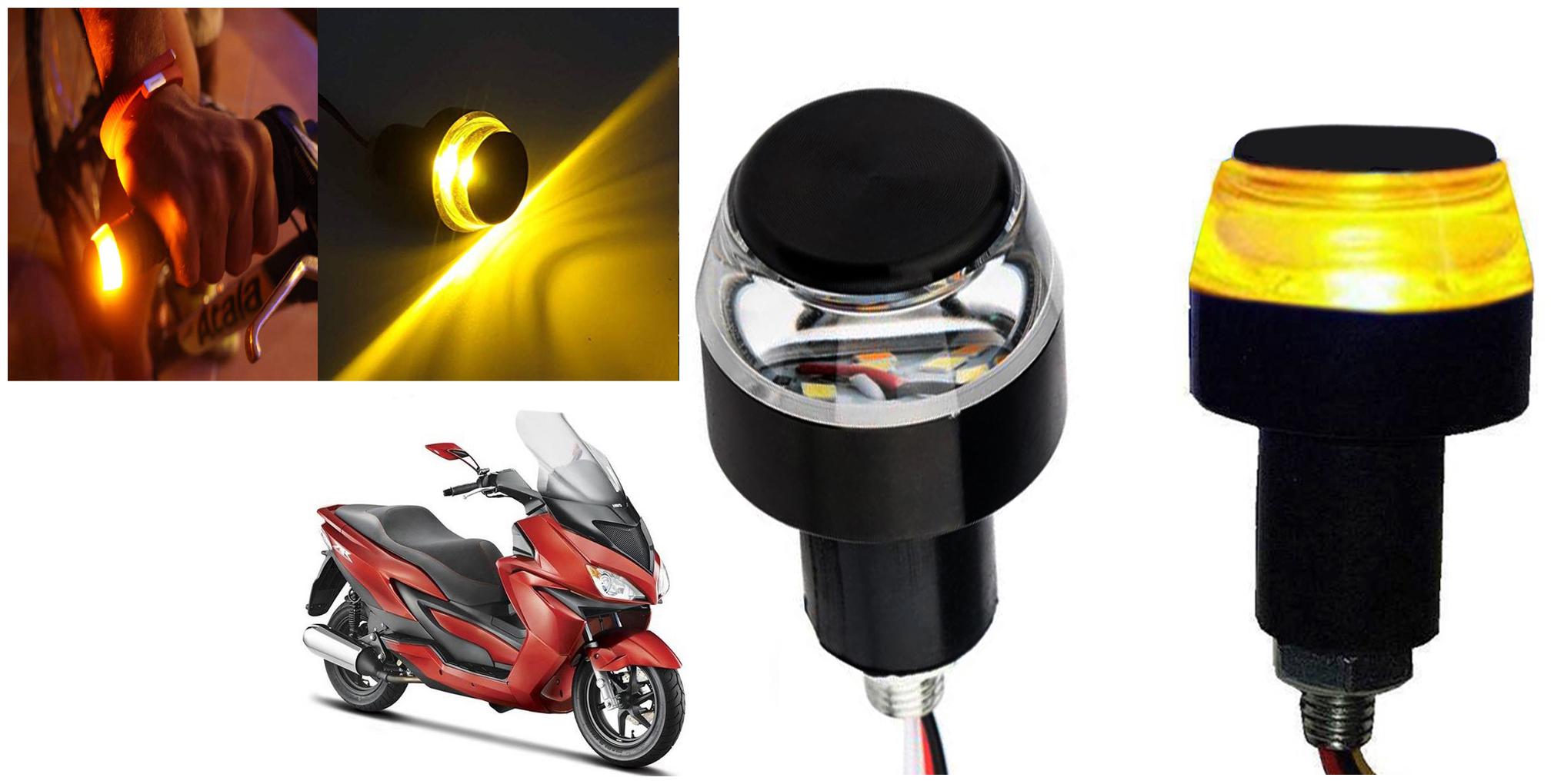 SHOP4U Handlebar LED Turn Signal Indicatorn Dual Bulb for Hero Zir ( White and Yellow 2 PCs )
SHOP4U Handlebar LED Turn Signal Indicatorn Dual Bulb for Hero Zir ( White and Yellow 2 PCs )