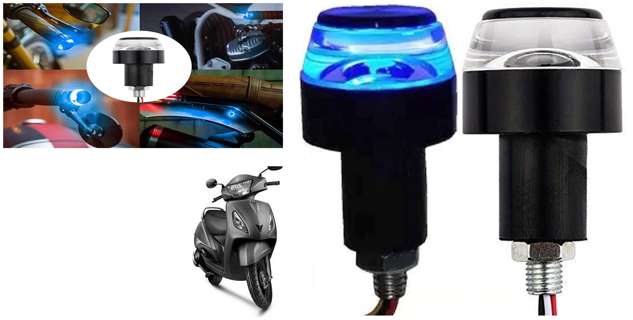 SHOP4U Handlebar LED Turn Signal Handelbar Dual Bulb for TVS Jupiter ( White and Blue 2 PCs )
SHOP4U Handlebar LED Turn Signal Handelbar Dual Bulb for TVS Jupiter ( White and Blue 2 PCs )