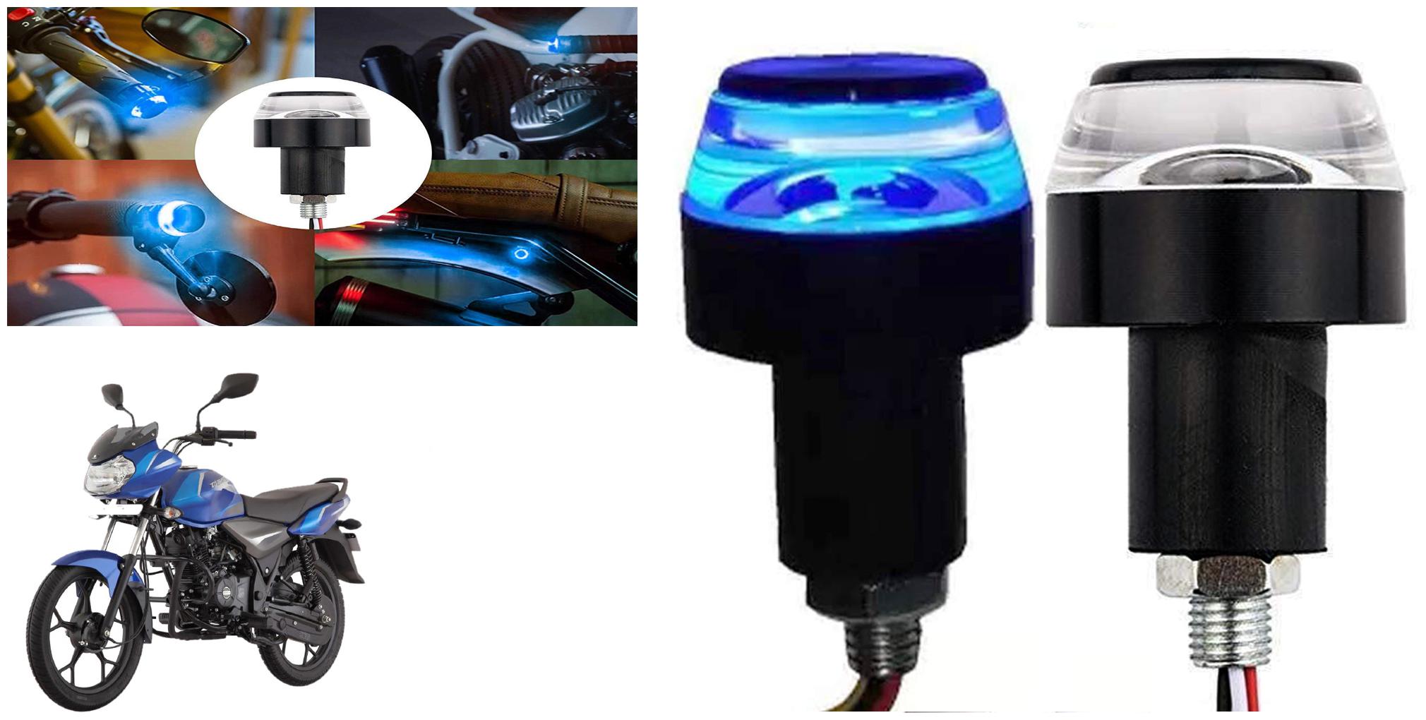 SHOP4U Handlebar LED Turn Signal Handelbar Dual Bulb for Bajaj Discover 110 ( White and Blue 2 PCs )
SHOP4U Handlebar LED Turn Signal Handelbar Dual Bulb for Bajaj Discover 110 ( White and Blue 2 PCs )