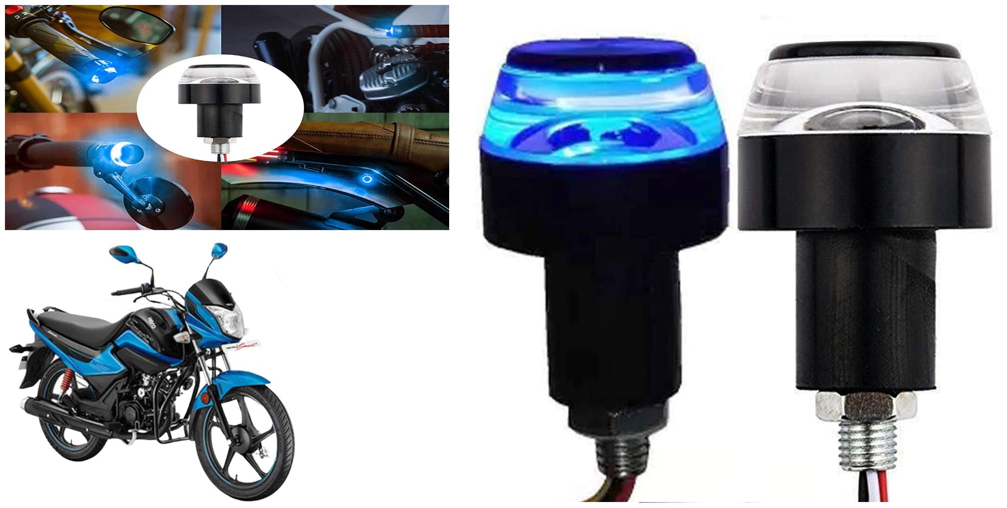 SHOP4U Handlebar LED Turn Signal Handelbar Dual Bulb for Hero Splendor iSmart BS6 ( White and Blue 2 PCs )
SHOP4U Handlebar LED Turn Signal Handelbar Dual Bulb for Hero Splendor iSmart BS6 ( White and Blue 2 PCs )