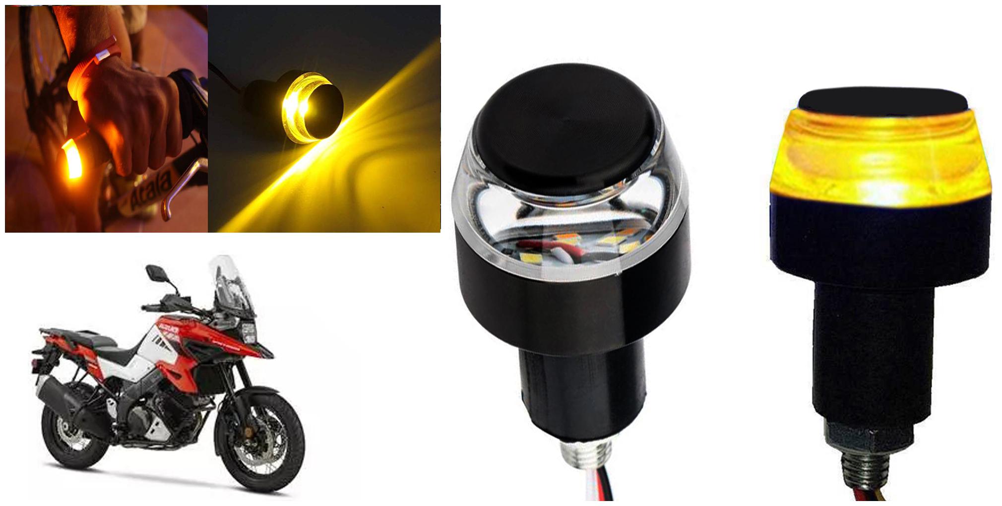 SHOP4U Handlebar LED Turn Signal Indicatorn Dual Bulb for Suzuki V-Strom 1050 ( White and Yellow 2 PCs )
SHOP4U Handlebar LED Turn Signal Indicatorn Dual Bulb for Suzuki V-Strom 1050 ( White and Yellow 2 PCs )