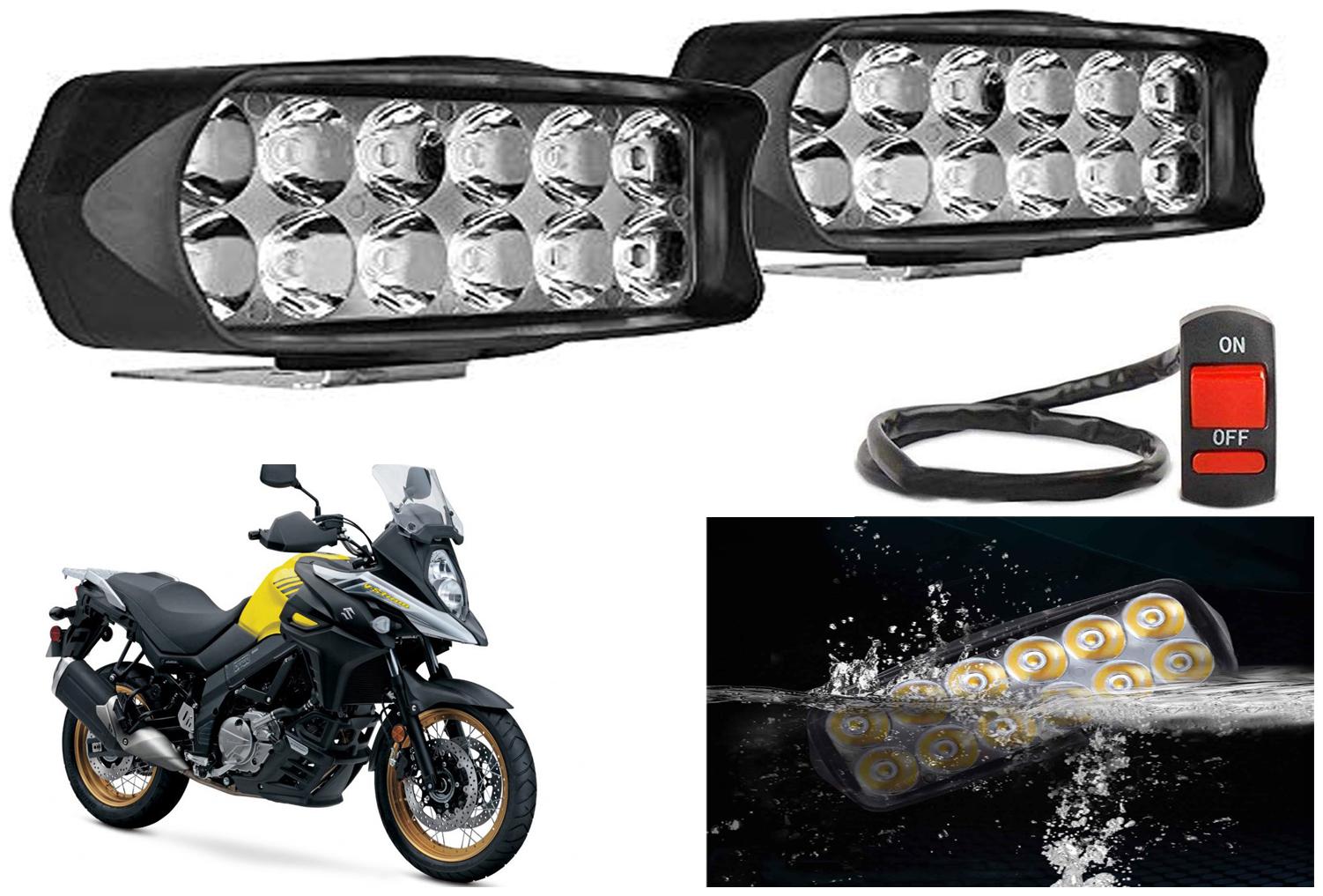 SHOP4U L22 Waterproof 12 LED Fog Light Head Lamp for Suzuki V Storm (Set of 2 Free On Off Switch)
SHOP4U L22 Waterproof 12 LED Fog Light Head Lamp for Suzuki V Storm (Set of 2 Free On Off Switch)