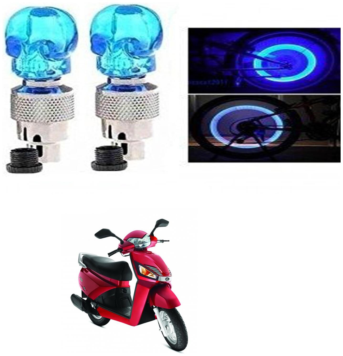 SHOP4U Skull Wheel Tyre Light With Motion Sensor for Mahindra Gusto (Blue Pack of 2 )
SHOP4U Skull Wheel Tyre Light With Motion Sensor for Mahindra Gusto (Blue Pack of 2 )