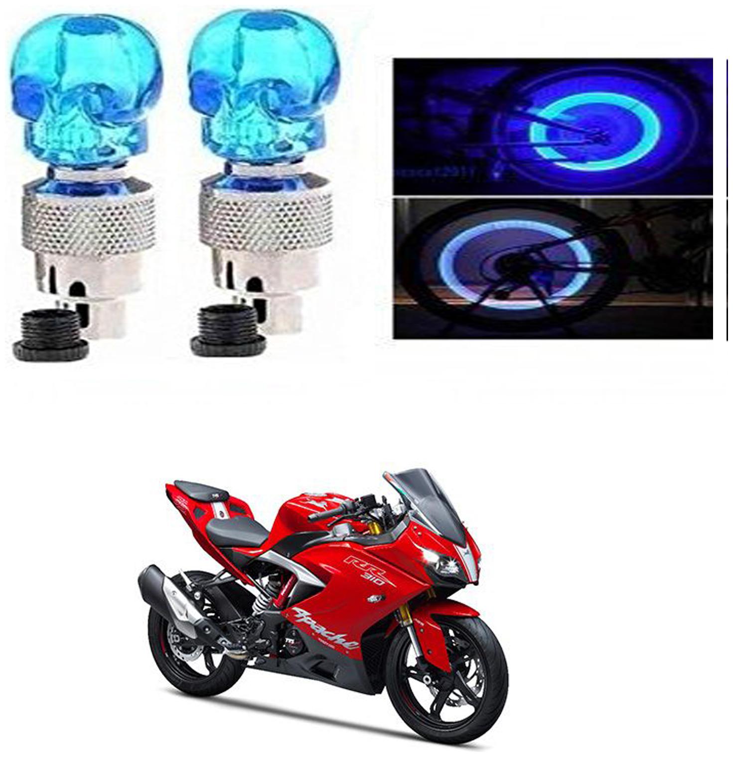 SHOP4U Skull Wheel Tyre Light With Motion Sensor for TVS Apache RR310 (Blue Pack of 2 )
SHOP4U Skull Wheel Tyre Light With Motion Sensor for TVS Apache RR310 (Blue Pack of 2 )