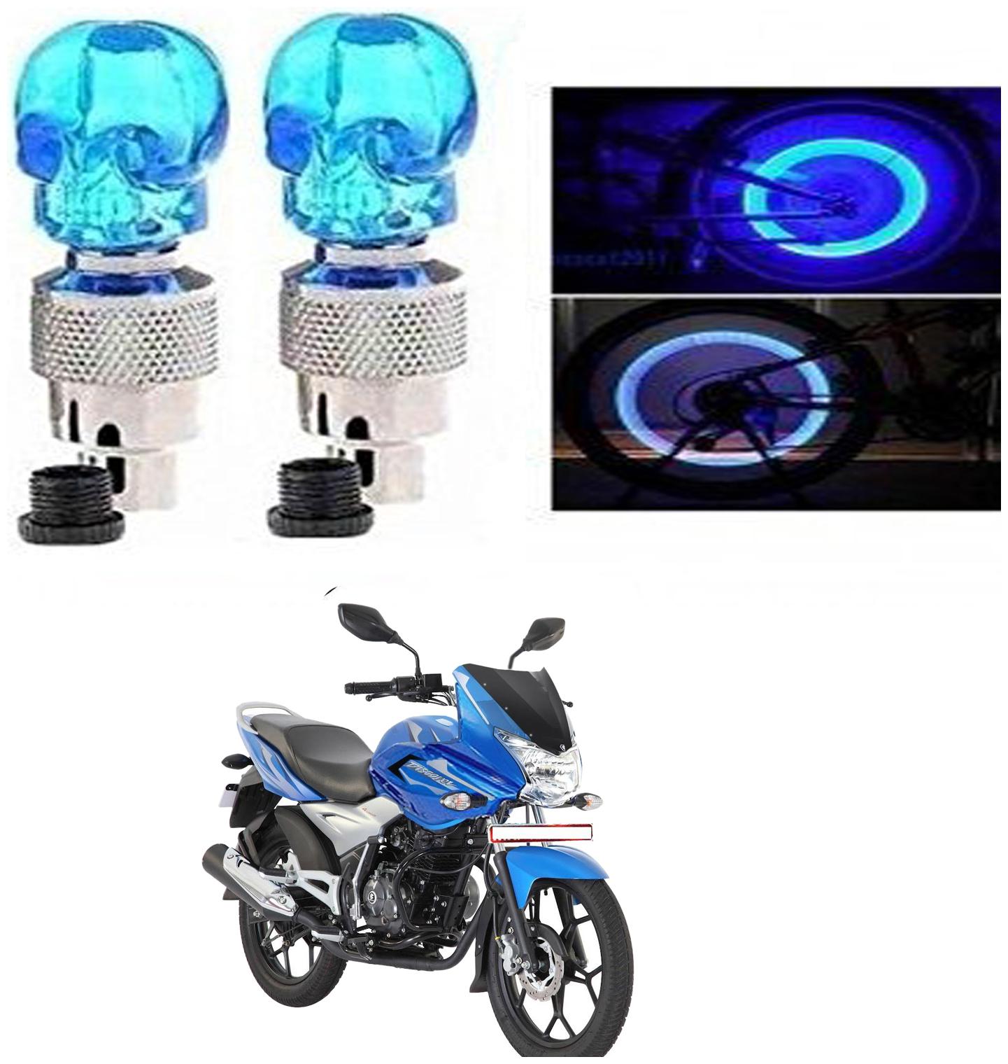 SHOP4U Skull Wheel Tyre Light With Motion Sensor for Bajaj Discover 150F (Blue Pack of 2 )
SHOP4U Skull Wheel Tyre Light With Motion Sensor for Bajaj Discover 150F (Blue Pack of 2 )