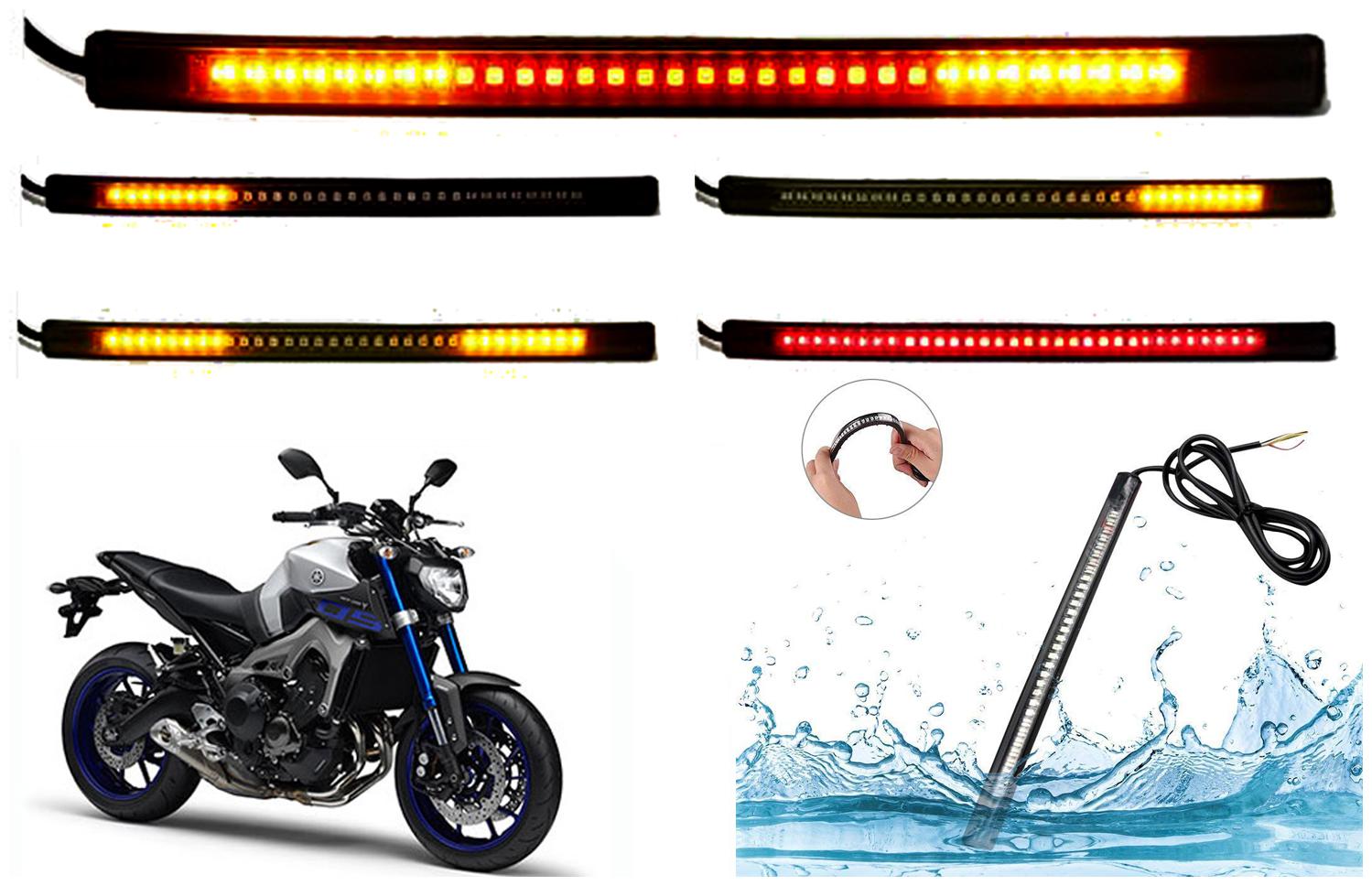 SHOP4U SMD Flexible LED Strip Tail Light Brake Light with Turn Indicator Signals for Yamaha MT 09
SHOP4U SMD Flexible LED Strip Tail Light Brake Light with Turn Indicator Signals for Yamaha MT 09