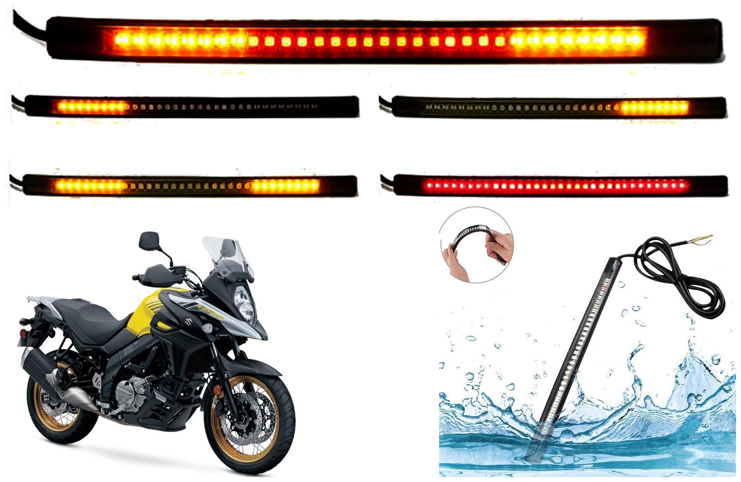 SHOP4U SMD Flexible LED Strip Tail Light Brake Light with Turn Indicator Signals for Suzuki V Storm
SHOP4U SMD Flexible LED Strip Tail Light Brake Light with Turn Indicator Signals for Suzuki V Storm