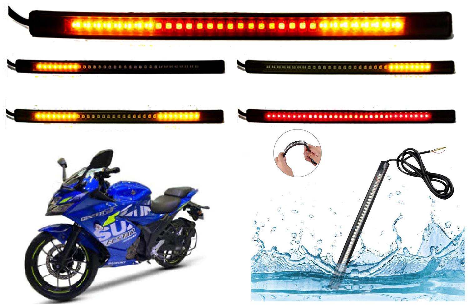 SHOP4U SMD Flexible LED Strip Tail Light Brake Light with Turn Indicator Signals for Suzuki Gixxer SF 250 BS6
SHOP4U SMD Flexible LED Strip Tail Light Brake Light with Turn Indicator Signals for Suzuki Gixxer SF 250 BS6