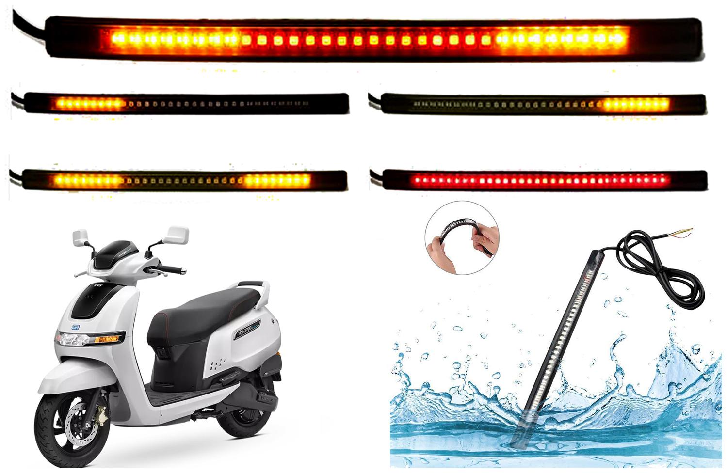 SHOP4U SMD Flexible LED Strip Tail Light Brake Light with Turn Indicator Signals for TVS iQube Electric
SHOP4U SMD Flexible LED Strip Tail Light Brake Light with Turn Indicator Signals for TVS iQube Electric