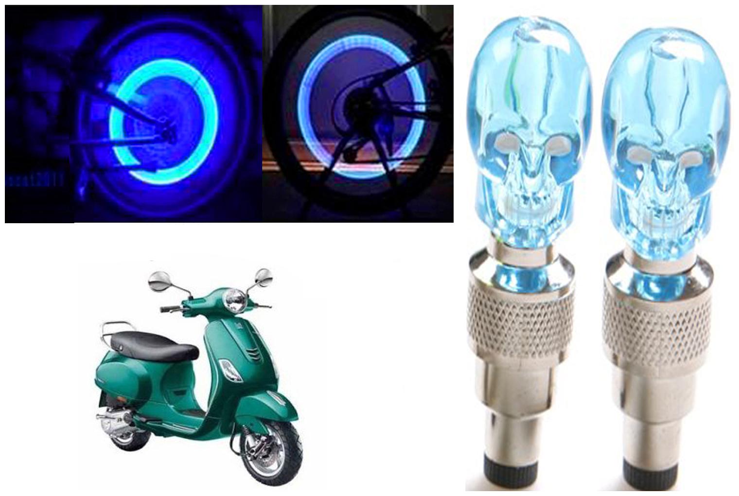 SHOP4U( Unbranded ) Bike Skull Tyre Blue LED With Motion Sensor Light for Piaggio Vespa VXL 150
SHOP4U( Unbranded ) Bike Skull Tyre Blue LED With Motion Sensor Light for Piaggio Vespa VXL 150