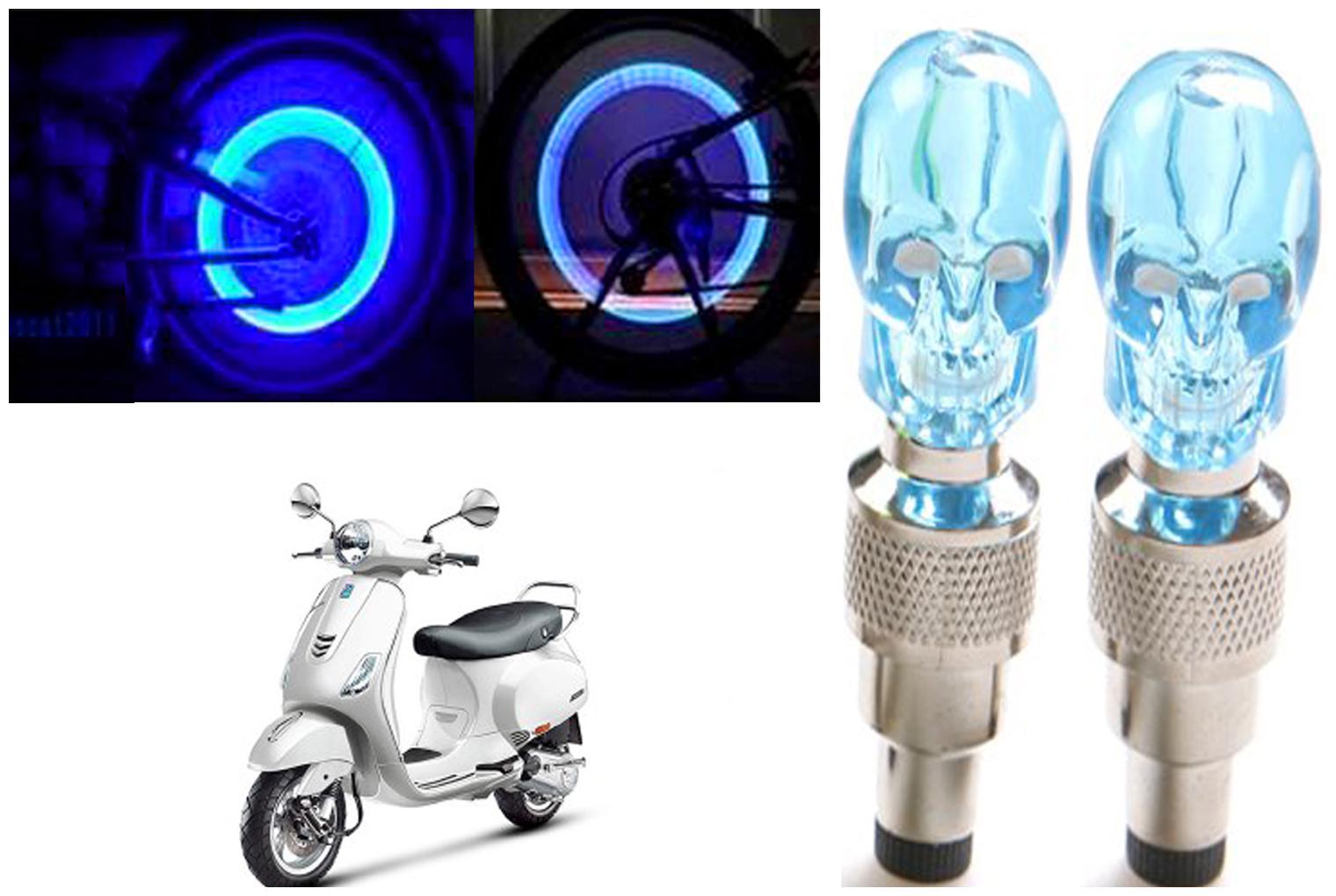 SHOP4U( Unbranded ) Bike Skull Tyre Blue LED With Motion Sensor Light for Piaggio Vespa VXL 125
SHOP4U( Unbranded ) Bike Skull Tyre Blue LED With Motion Sensor Light for Piaggio Vespa VXL 125