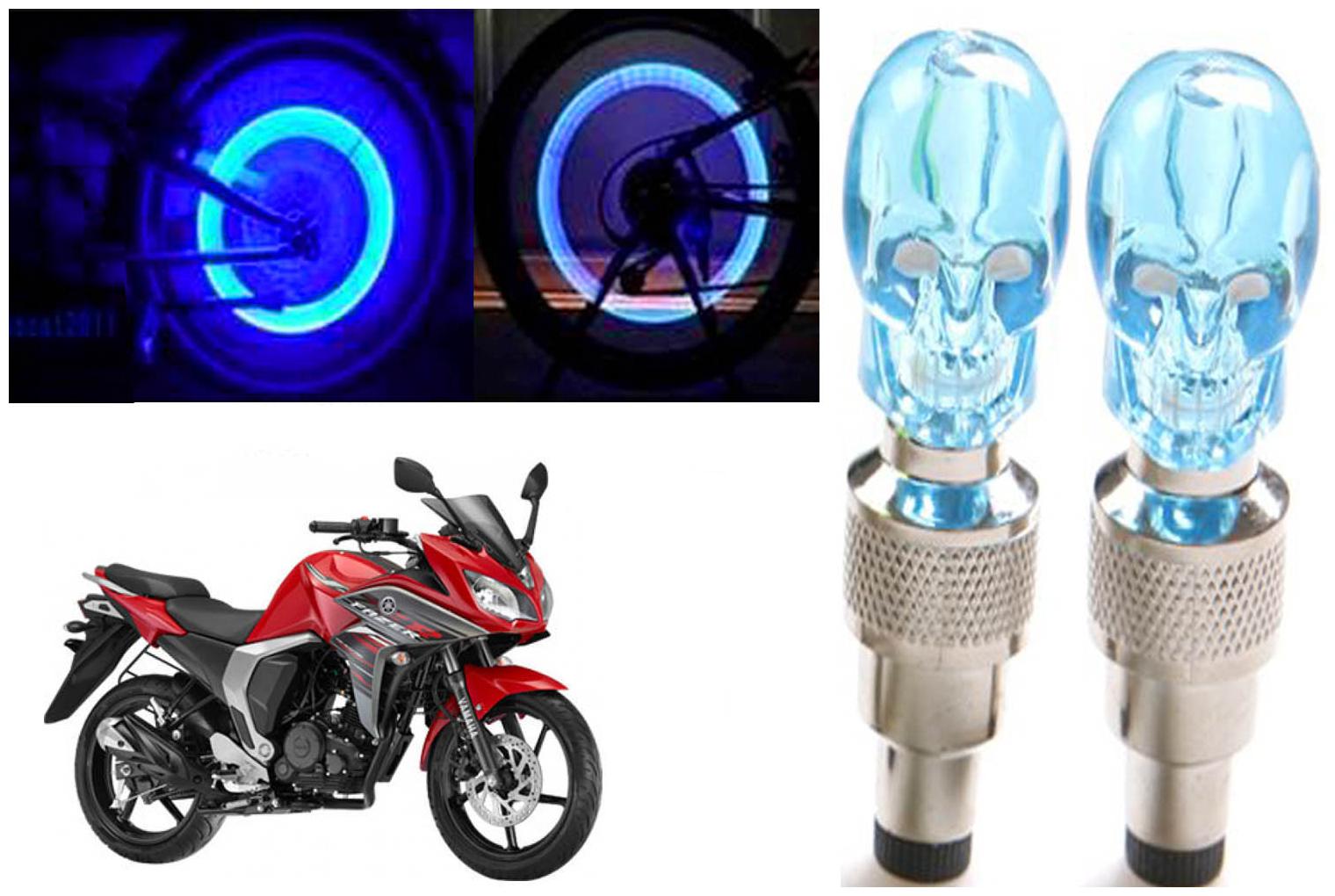 SHOP4U( Unbranded ) Bike Skull Tyre Blue LED With Motion Sensor Light for Yamaha Fazer 25
SHOP4U( Unbranded ) Bike Skull Tyre Blue LED With Motion Sensor Light for Yamaha Fazer 25