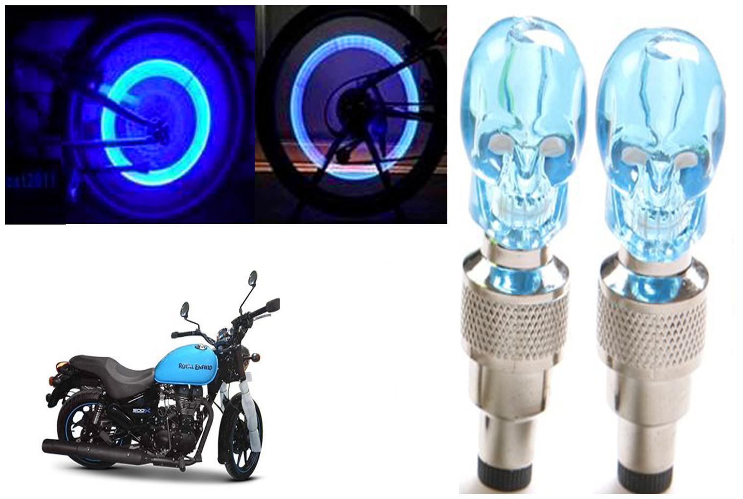 SHOP4U( Unbranded ) Bike Skull Tyre Blue LED With Motion Sensor Light for Royal Enfield Thunderbird 500X
SHOP4U( Unbranded ) Bike Skull Tyre Blue LED With Motion Sensor Light for Royal Enfield Thunderbird 500X