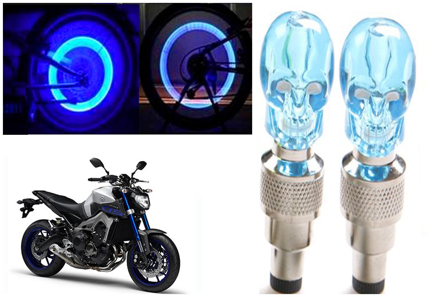 SHOP4U( Unbranded ) Bike Skull Tyre Blue LED With Motion Sensor Light for Yamaha MT 09
SHOP4U( Unbranded ) Bike Skull Tyre Blue LED With Motion Sensor Light for Yamaha MT 09