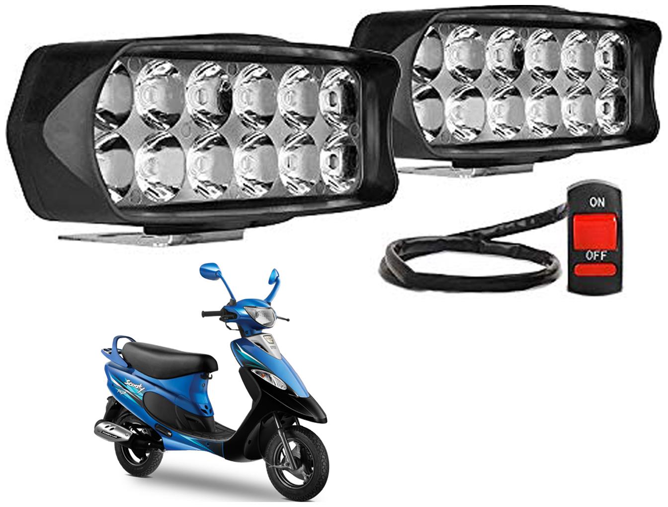 SHOP4U Waterproof 12 LED Fog Light Head Lamp for TVS Scooty PEP Plus ( Set of 2 Free On Off Switch)
SHOP4U Waterproof 12 LED Fog Light Head Lamp for TVS Scooty PEP Plus ( Set of 2 Free On Off Switch)
