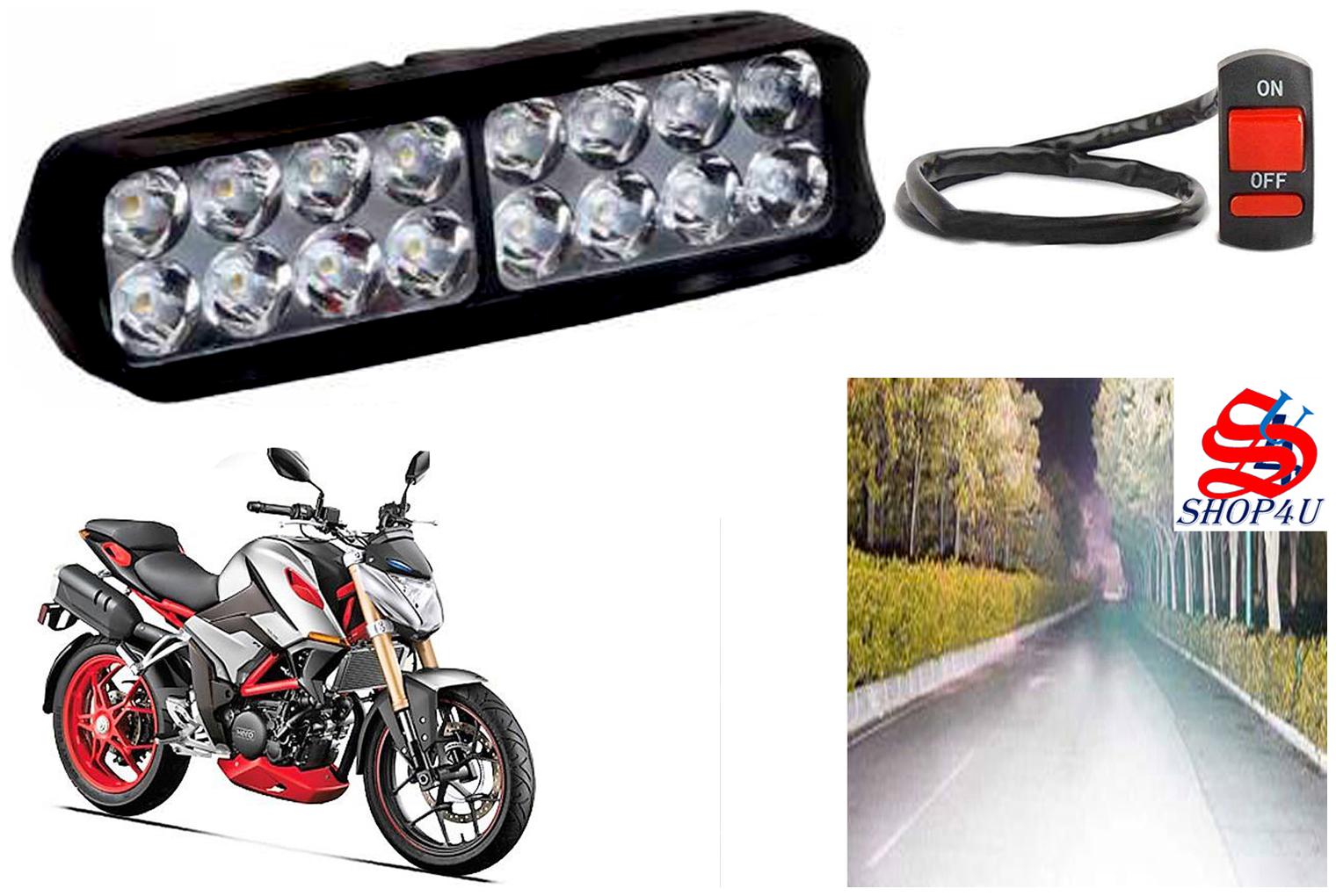 SHOP4U Waterproof 16 LED Fog Light Head Lamp for Hero XF3R (Set of 1 Free On Off Switch)
SHOP4U Waterproof 16 LED Fog Light Head Lamp for Hero XF3R (Set of 1 Free On Off Switch)